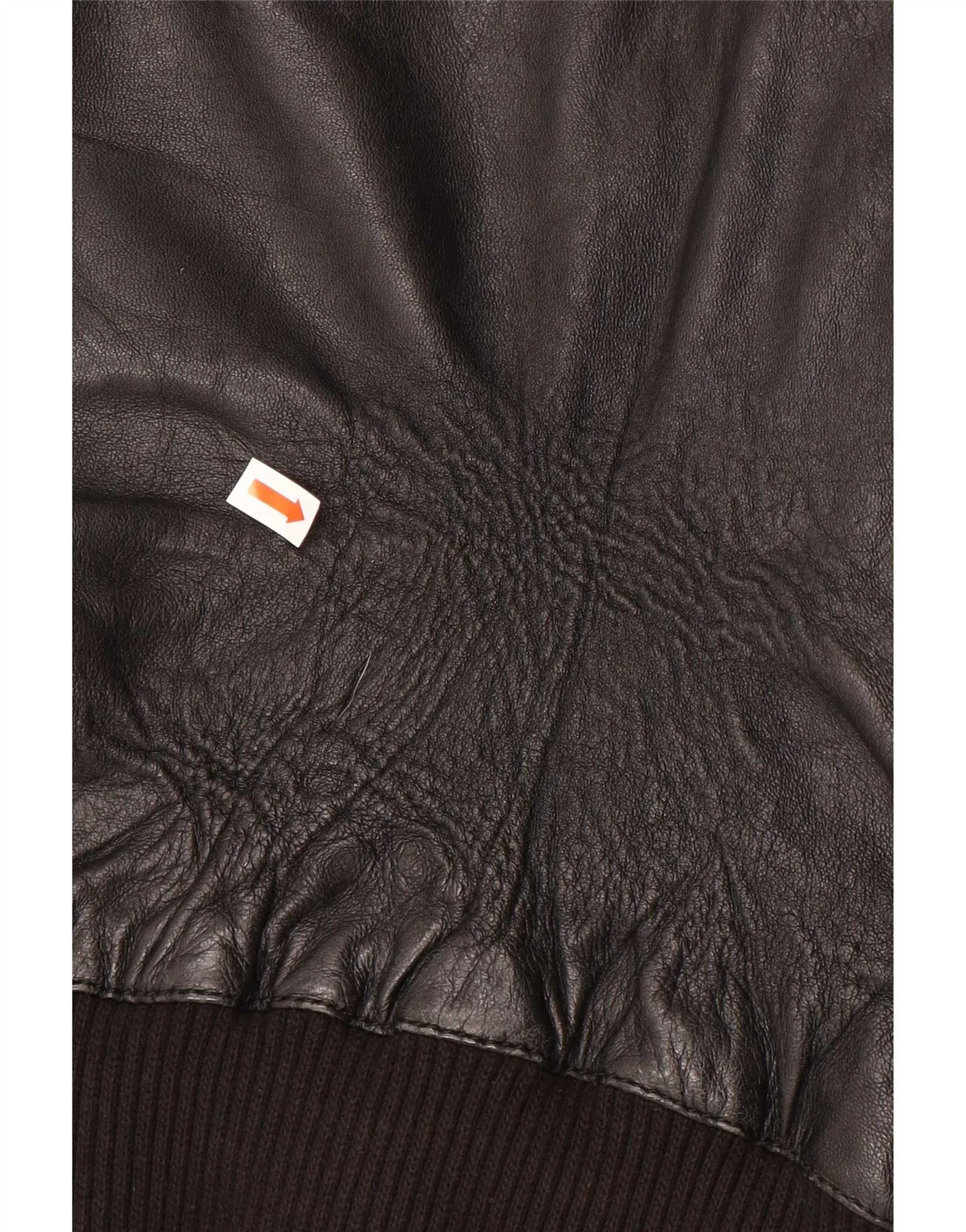 Maze Mens Leather Jacket IT 50 Large Black - Image 3