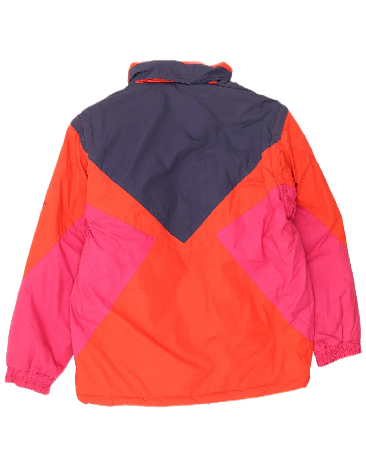 MC Kee's Mens Loose Fit Hooded Ski Jacket UK 38 Medium Red Colourblock - Image 2