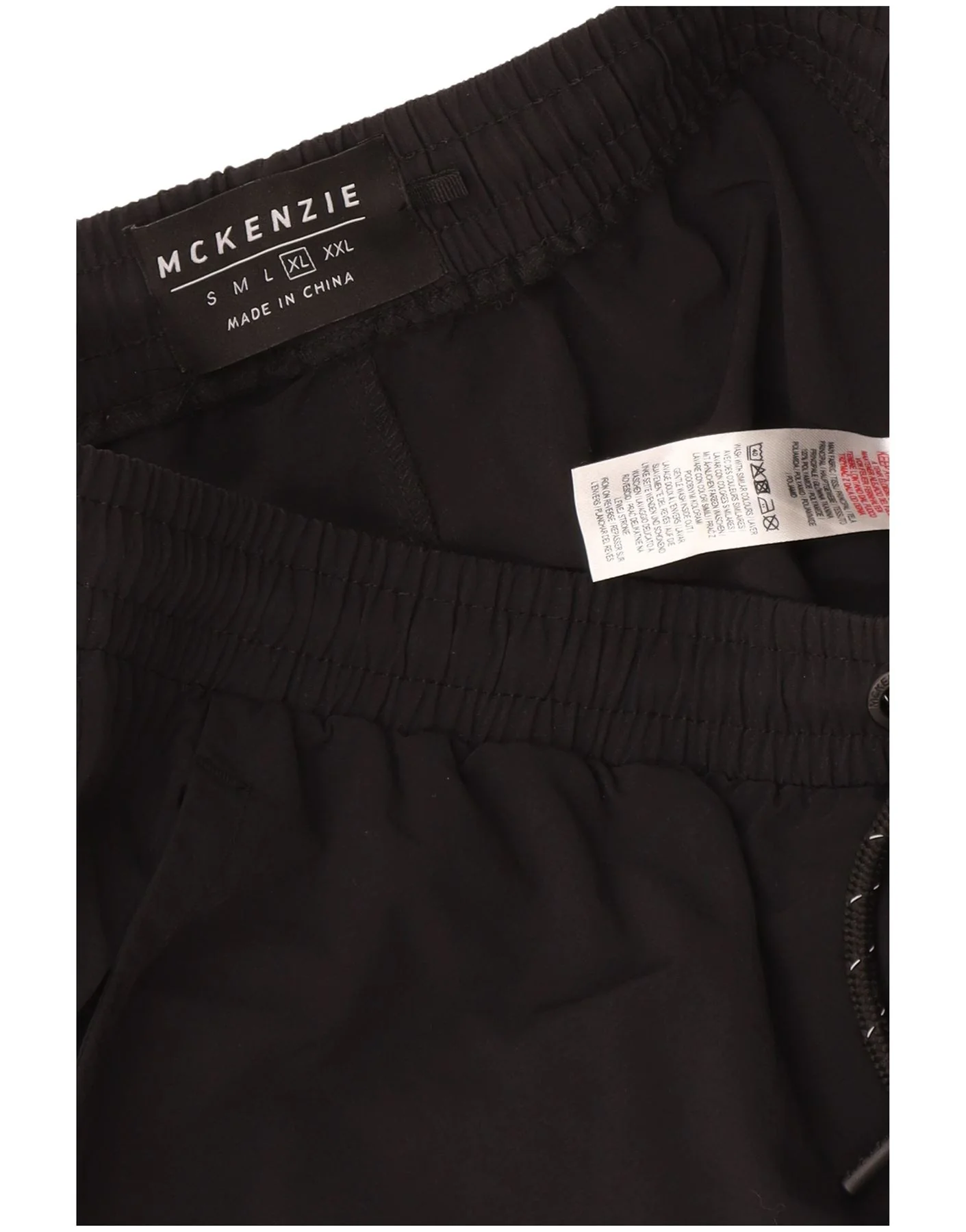 Mckenzie Mens Joggers Cargo Trousers XL W36 L30 Black Polyamide - Image 3