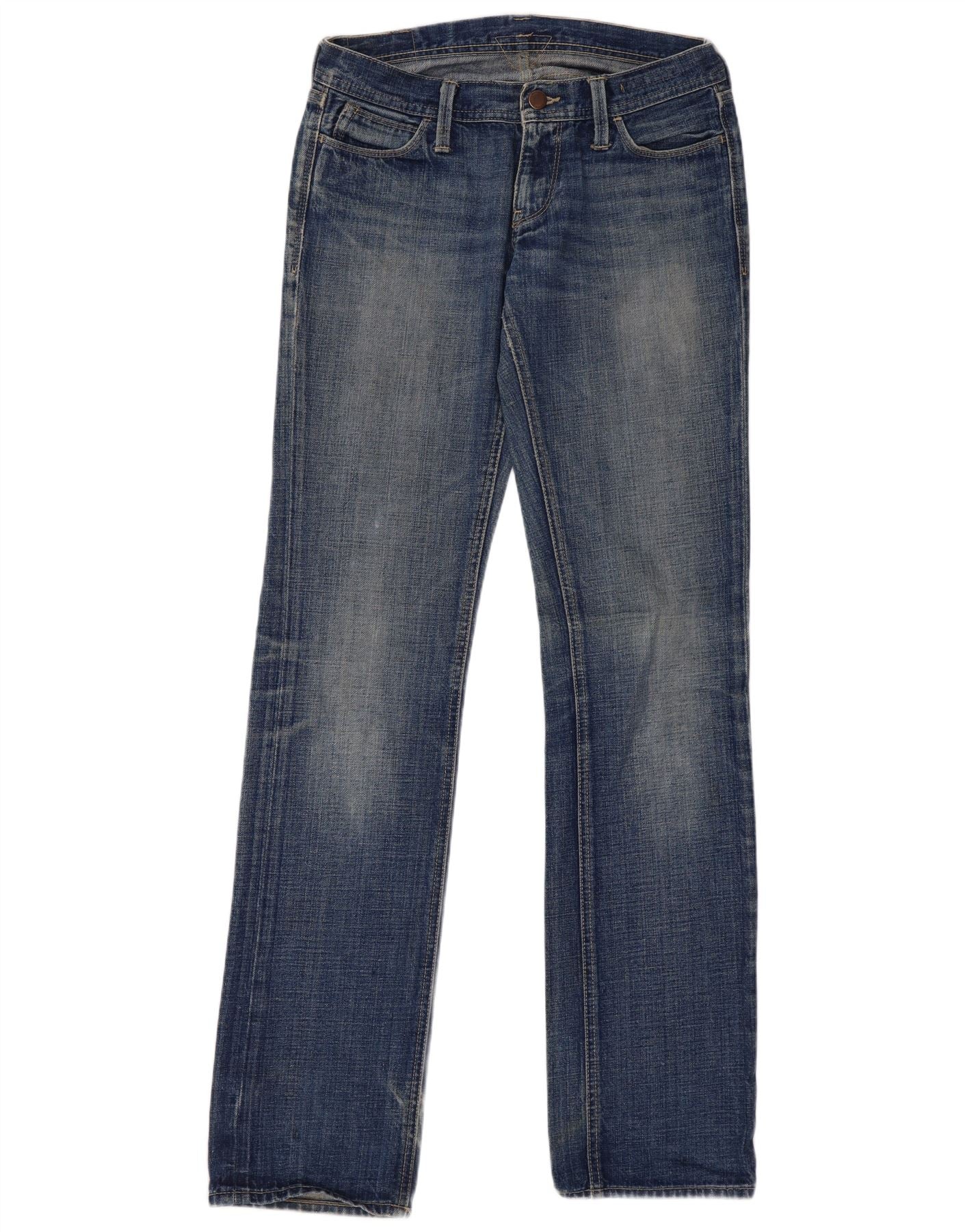 Meltin' Pot Womens Slim Jeans W27 L33 Blue Cotton