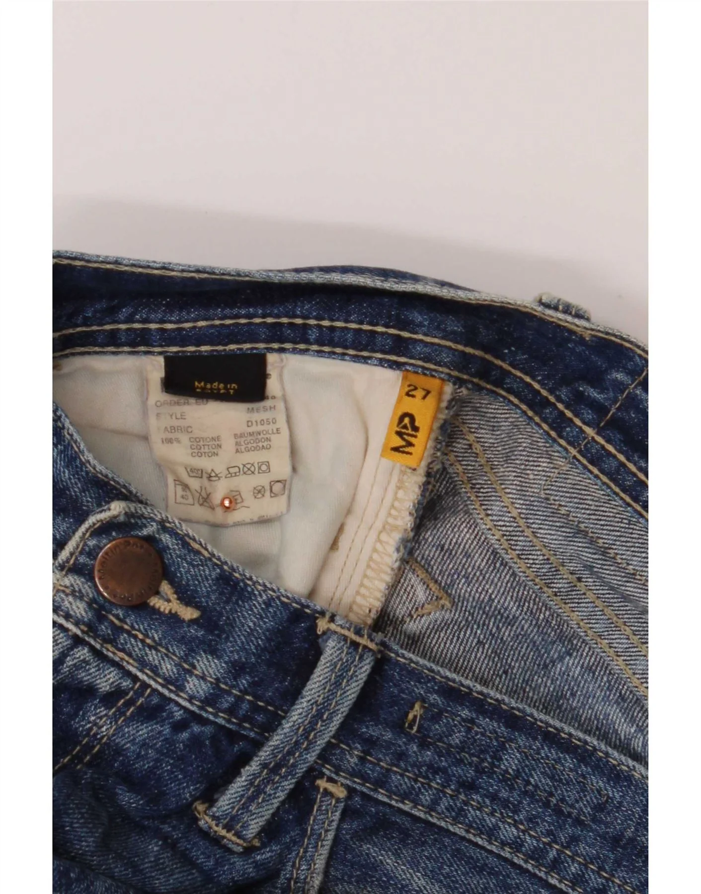 Meltin' Pot Womens Slim Jeans W27 L33 Blue Cotton - Image 5