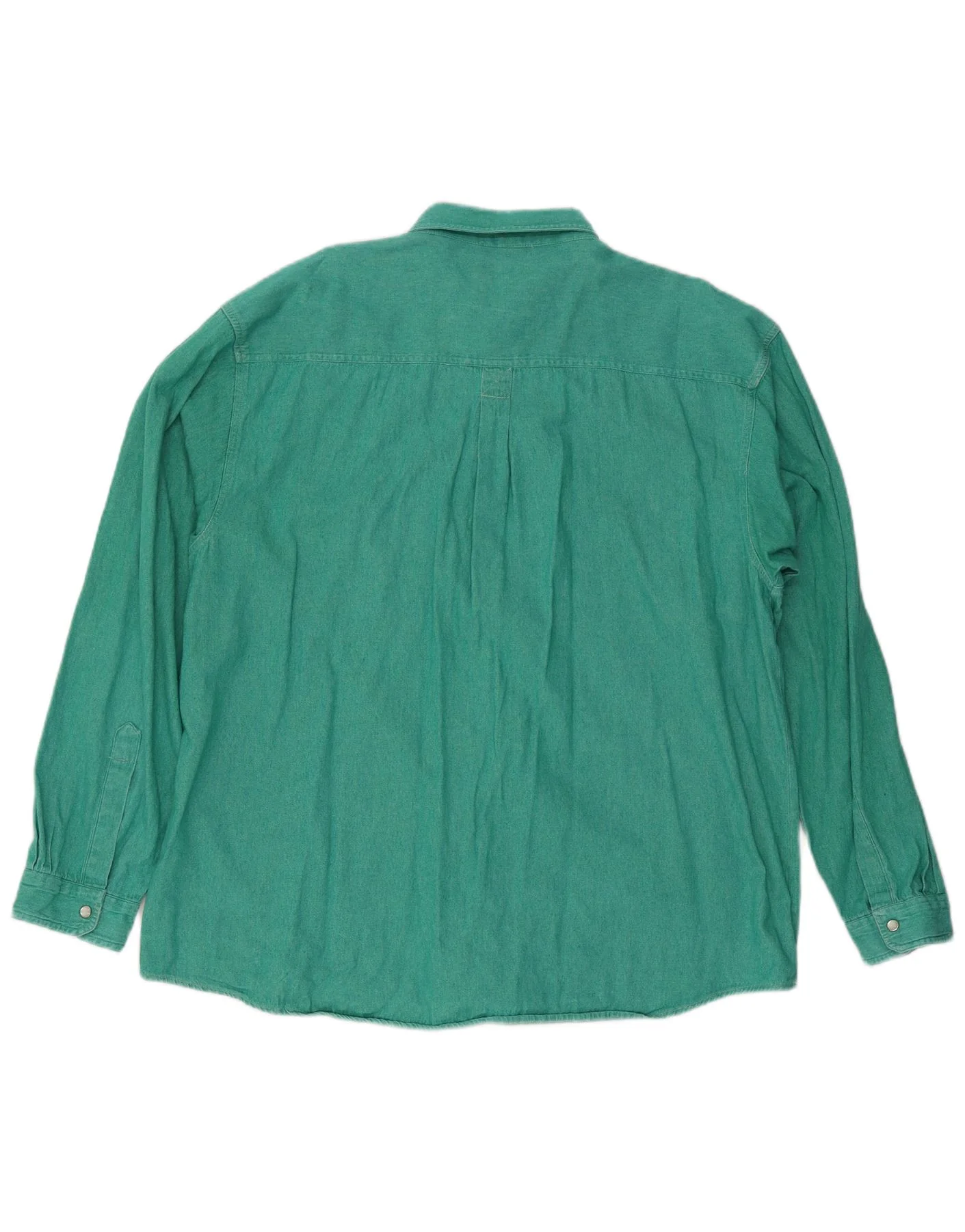 Melville Mens Shirt 2XL Green Cotton - Image 2