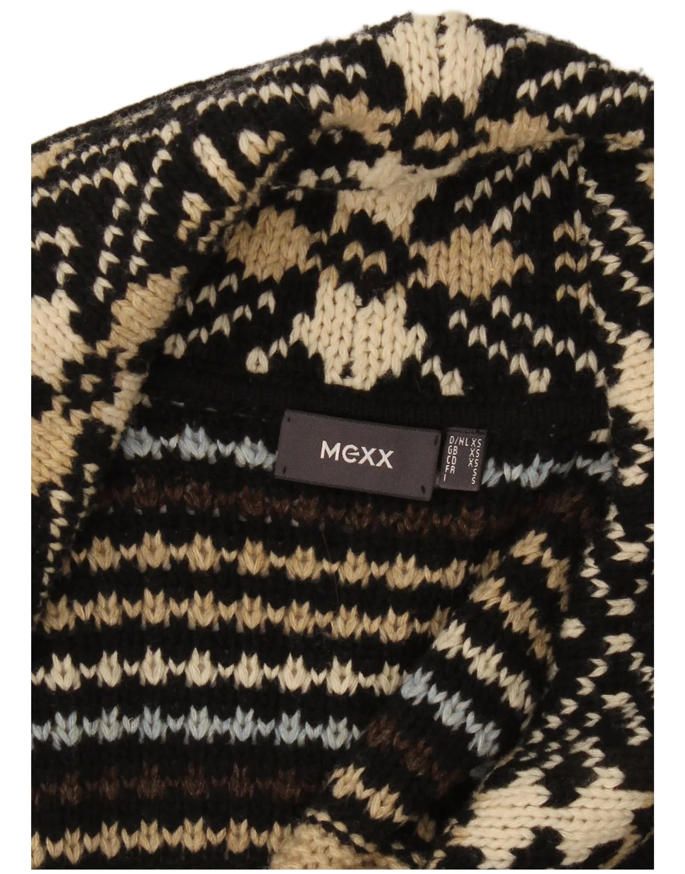 Mexx Womens Longline Cardigan Sweater UK 6 XS Multicoloured Striped - Image 3