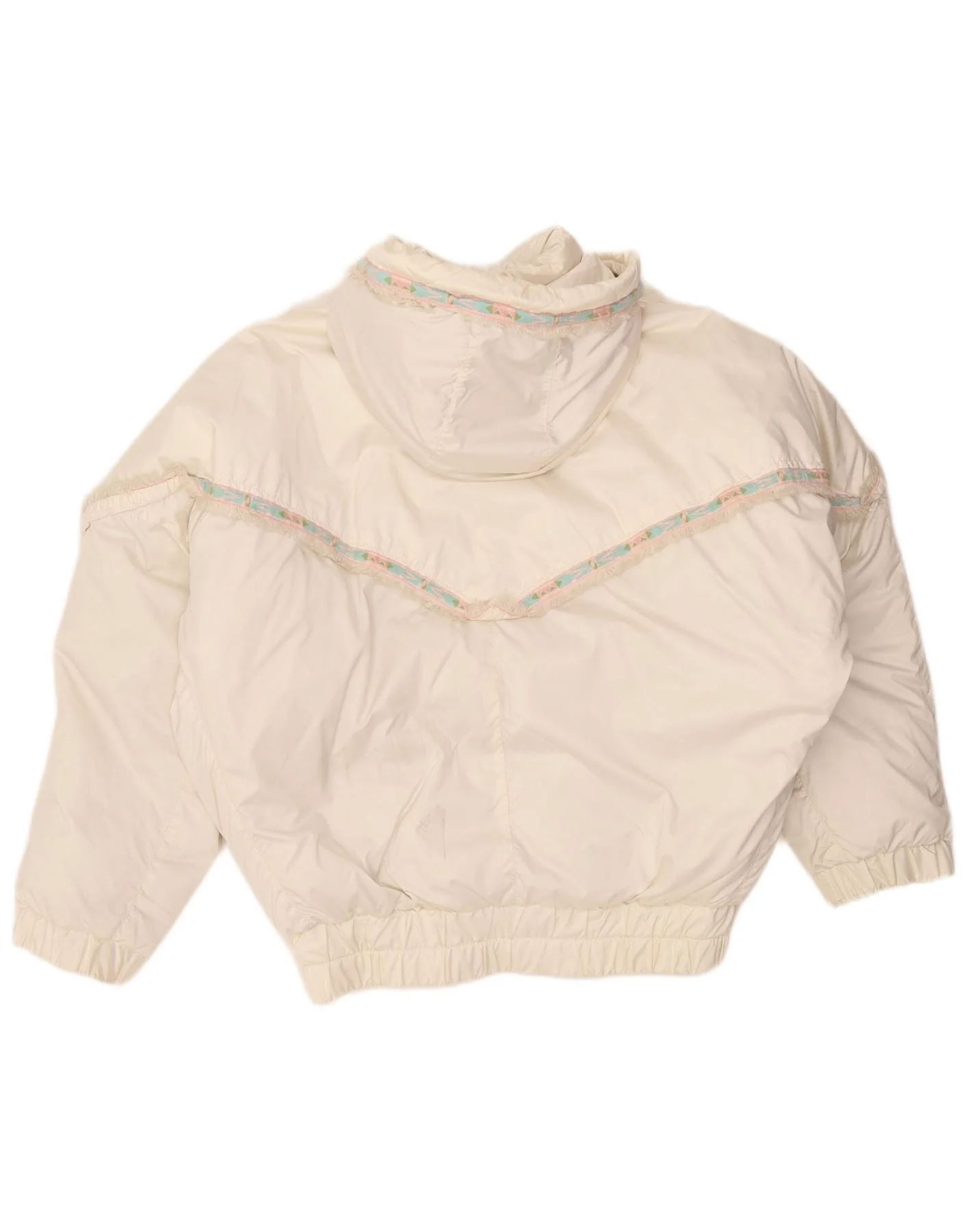 Millet Womens Hooded Oversized Padded Jacket EU 40 Medium White Polyamide - Image 2