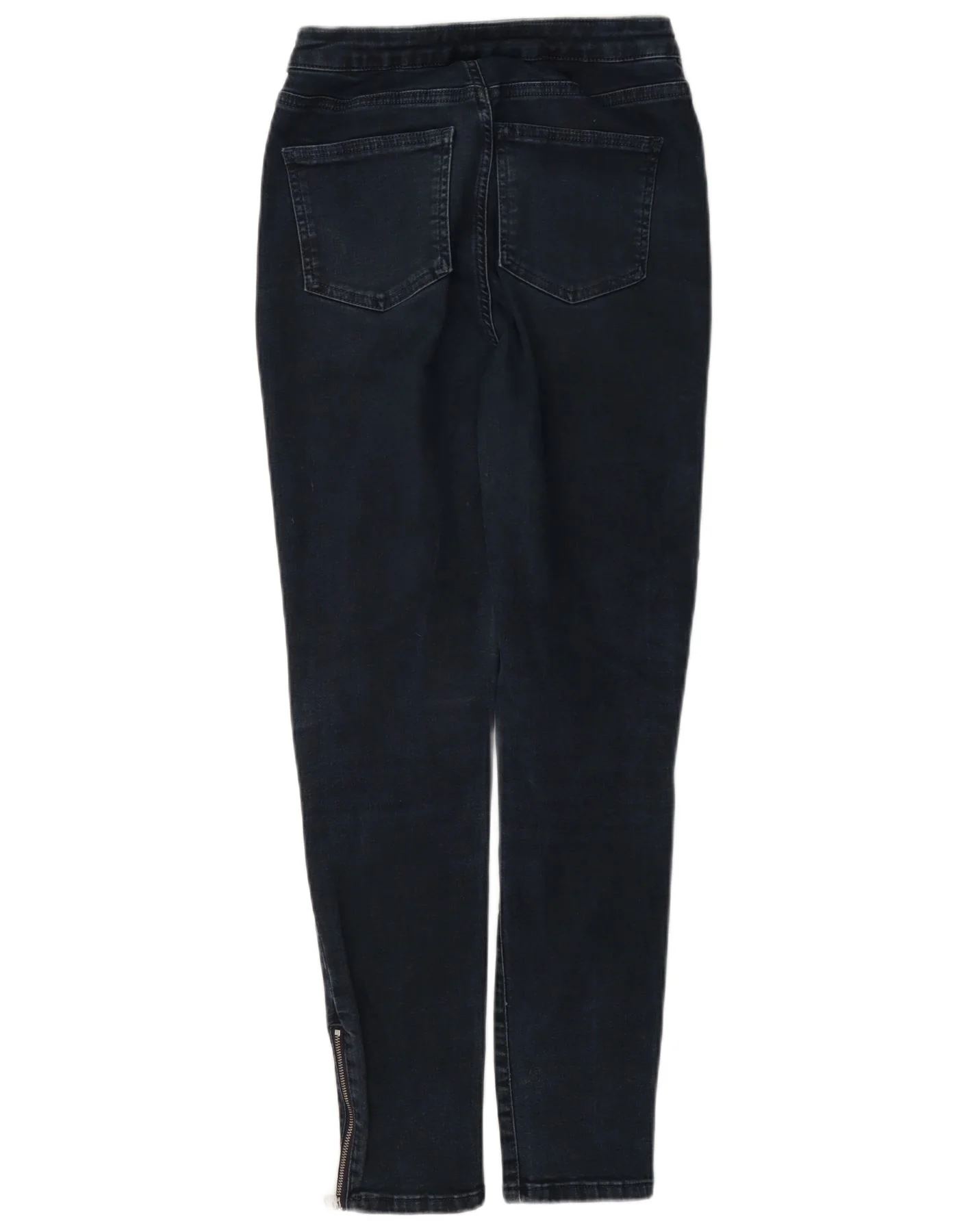 MINT VELVET Womens High Waist Skinny Jeans UK 10 Small W26 L27 Navy Blue - Image 2