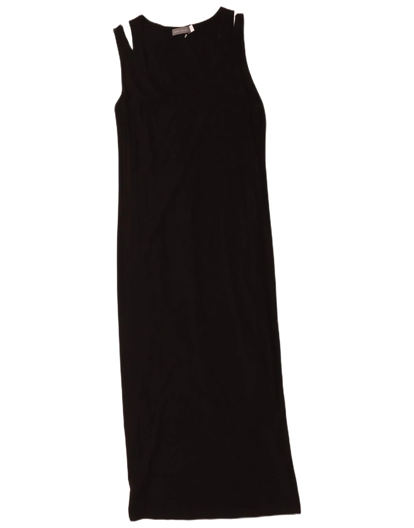 MINT VELVET Womens Sleeveless Maxi Dress UK 12 Medium Black