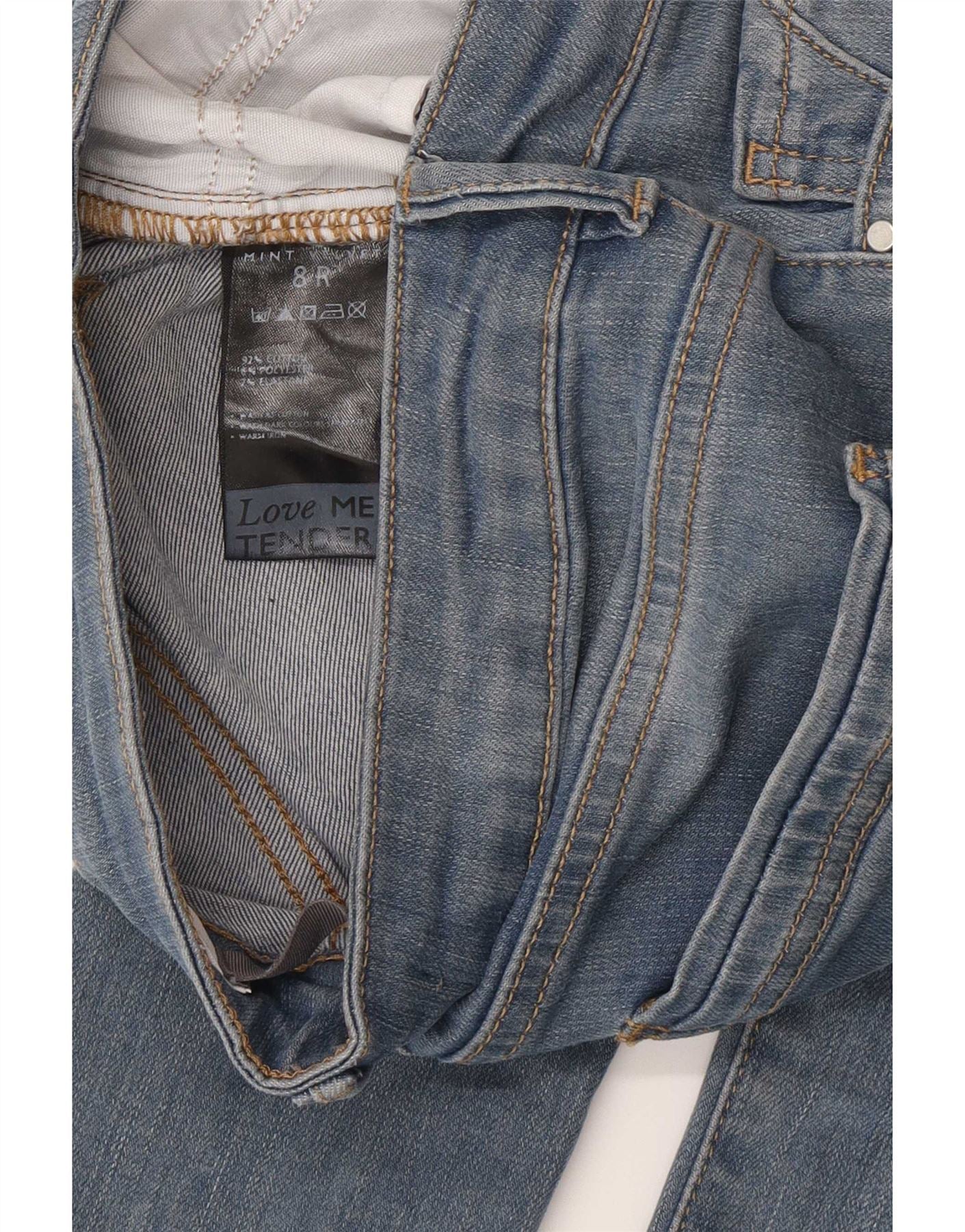 MINT VELVET Womens Slim Jeans UK 8 Small W26 L28 Blue Cotton - Image 5