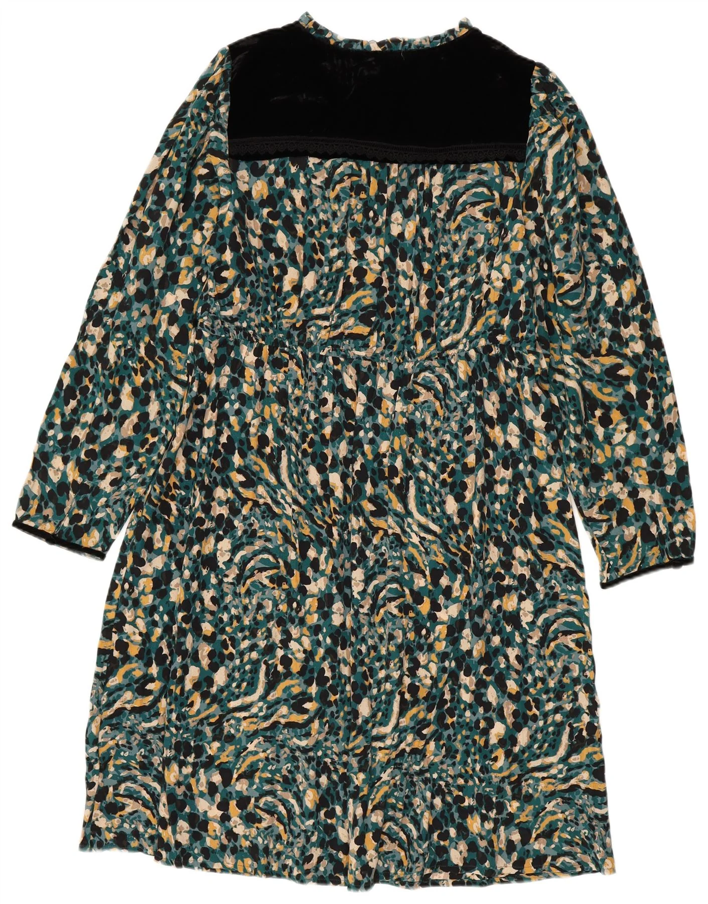 Monsoon Womens Maxi Tea Dress UK 10 Small Multicoloured Spotted Bohemian - Image 2