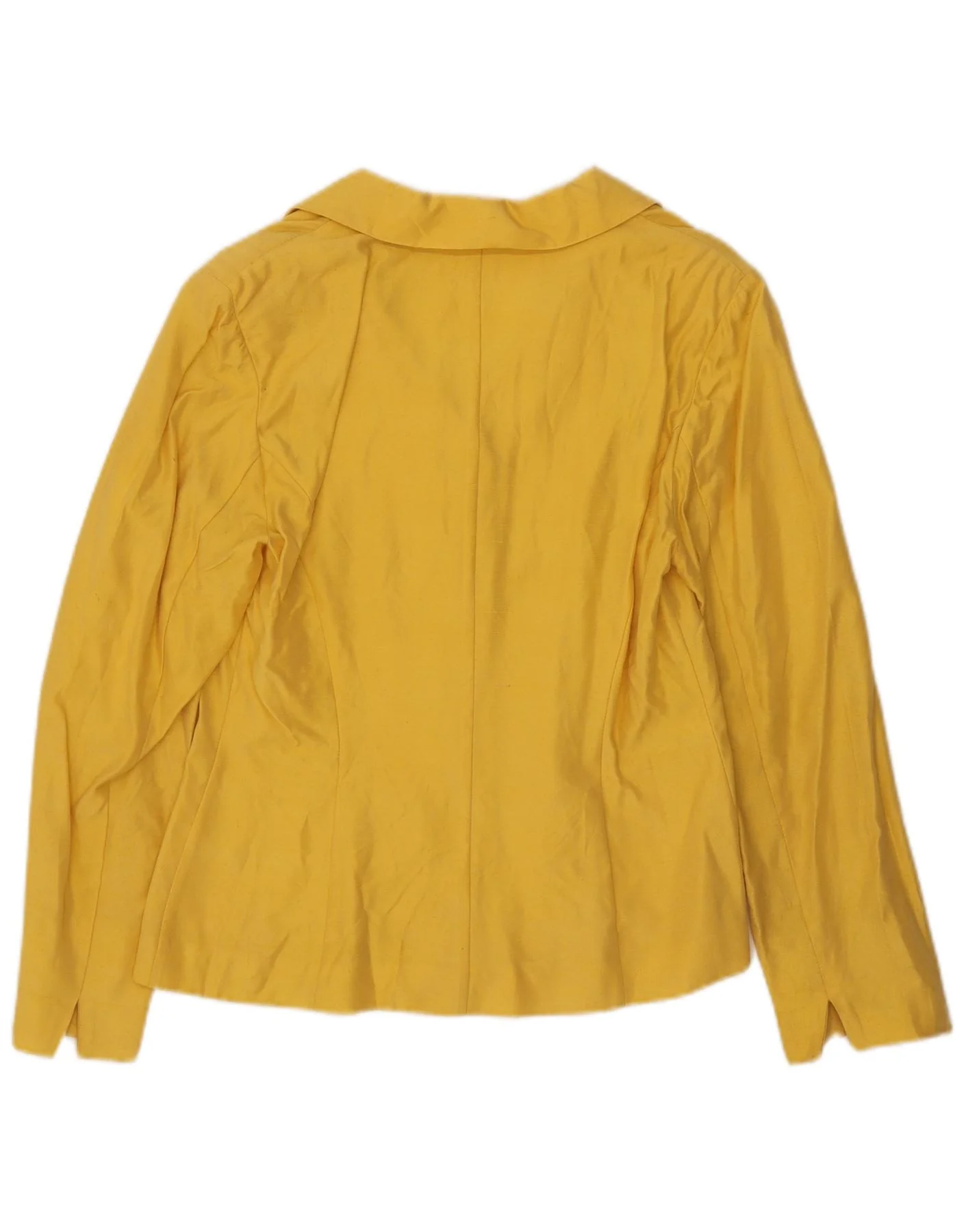 MOTIVI Womens 3 Button Blazer Jacket UK 10 Small Yellow - Image 2