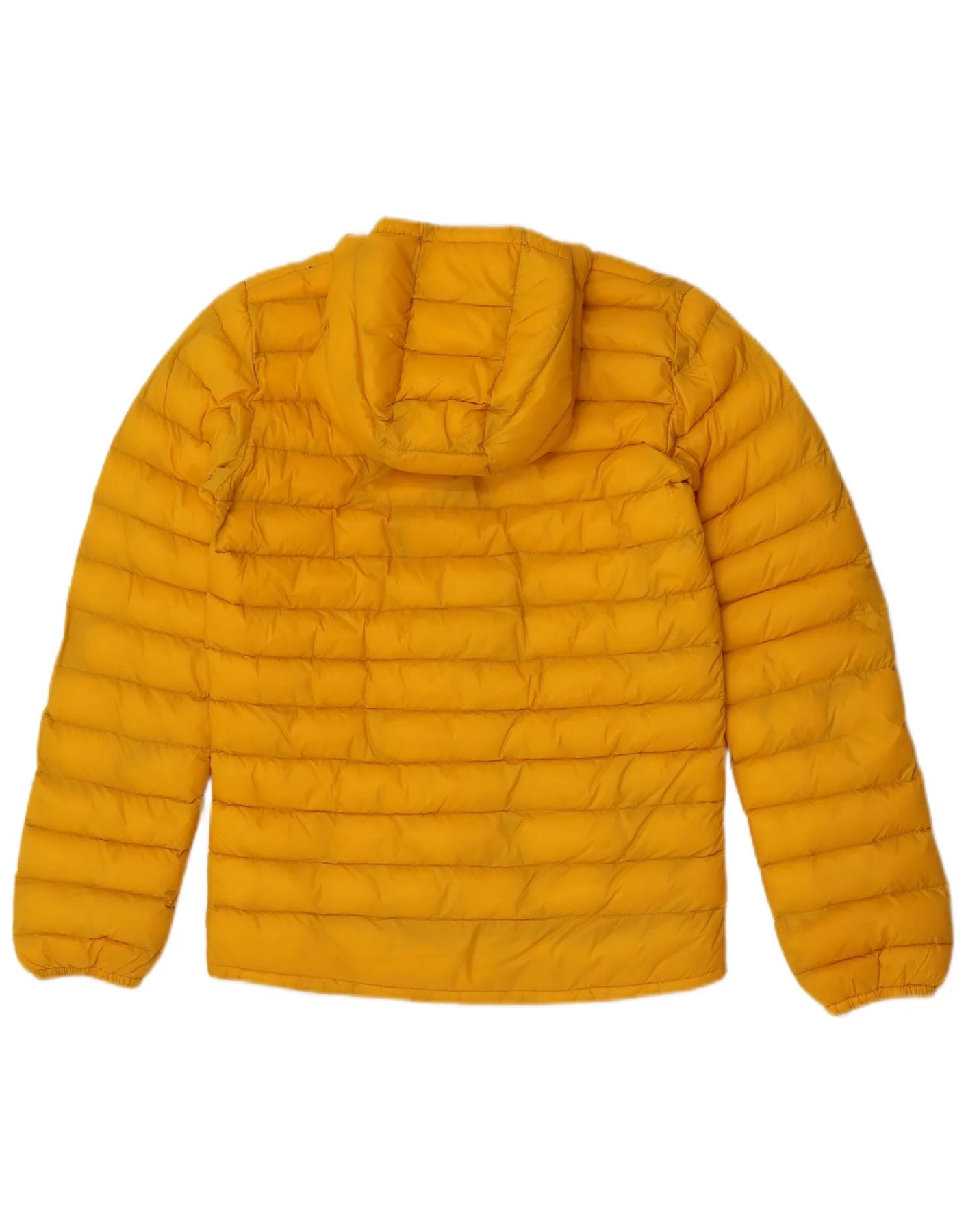 Mountain Warehouse Boys Hooded Padded Jacket 12-13 Years Yellow Nylon - Image 2