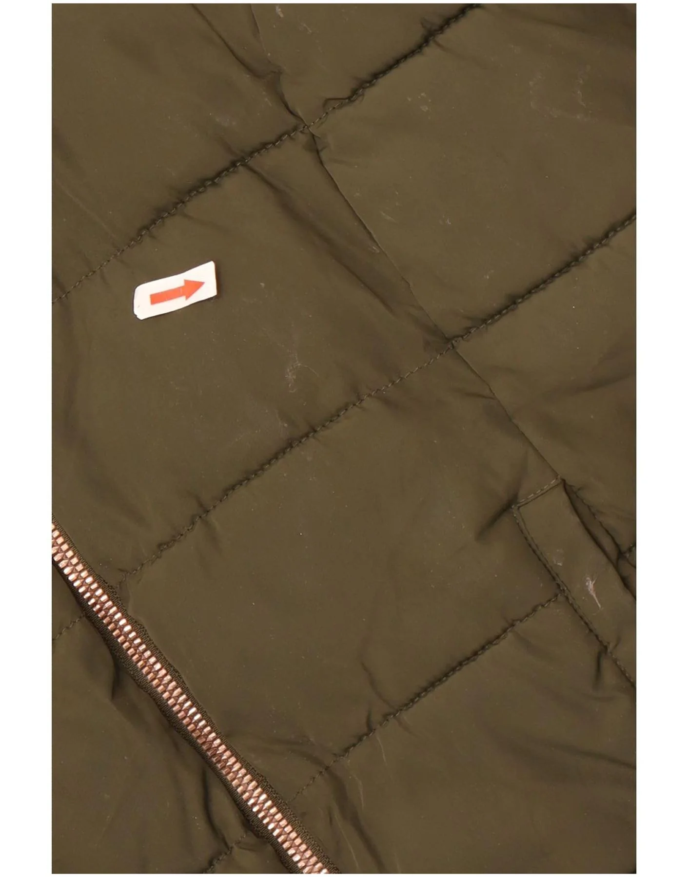 Mountain Warehouse Girls Hooded Padded Jacket 12-13 Years Khaki Polyester - Image 4