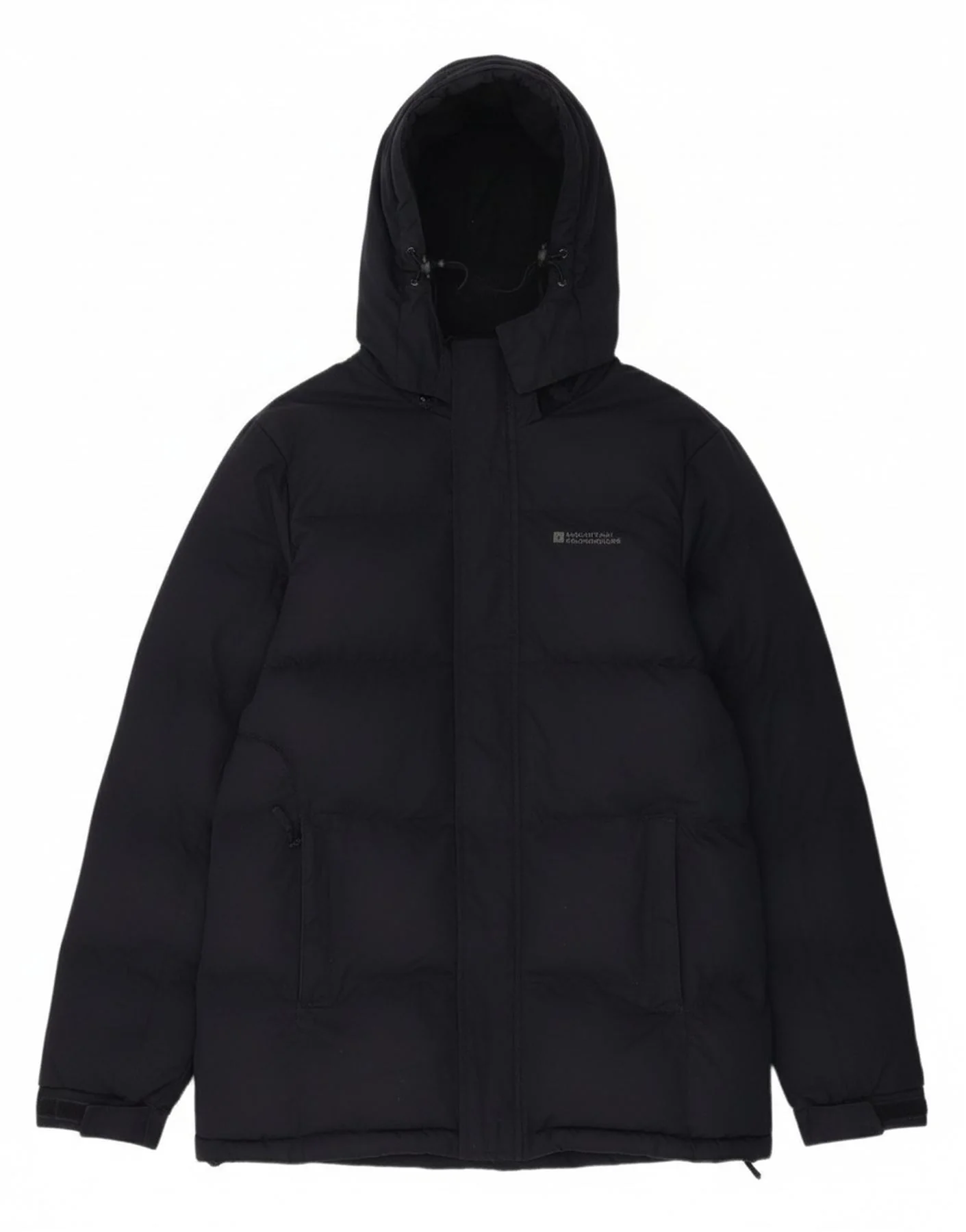 MOUNTAIN WAREHOUSE Mens Hooded Padded Jacket UK 38 Medium Navy Blue