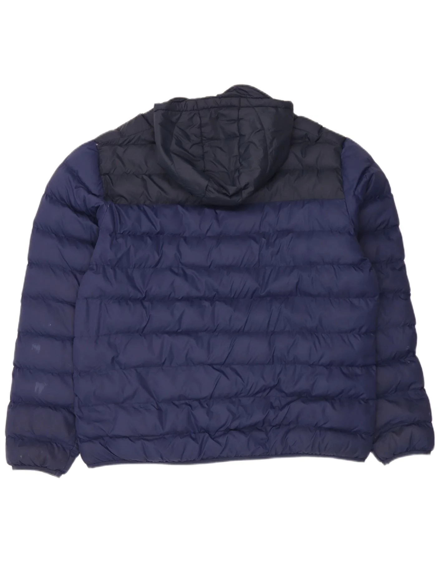 Mountain Warehouse Mens Hooded Padded Jacket UK 44 2XL Navy Blue Polyamide - Image 2