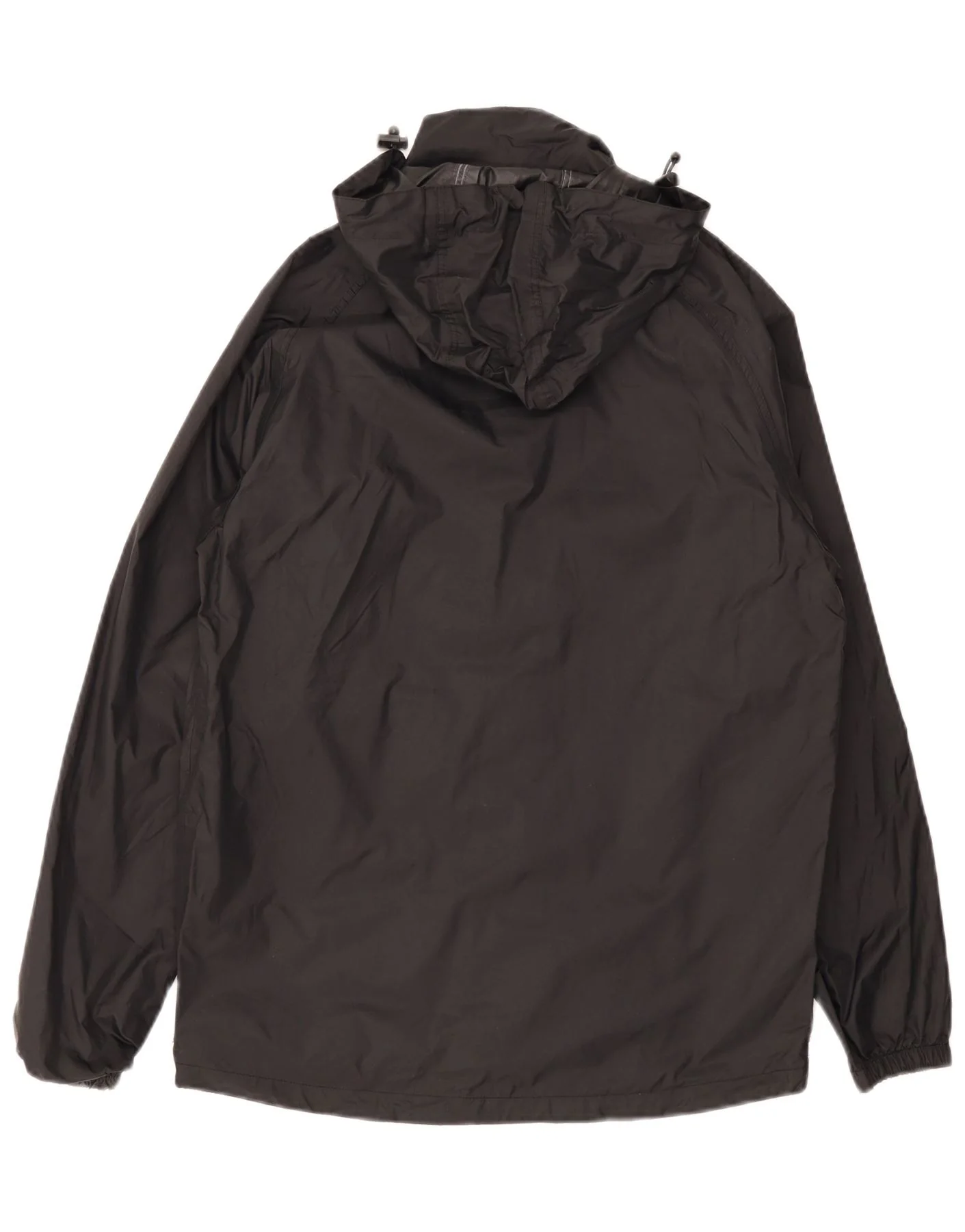 Mountain Warehouse Mens Hooded Rain Jacket UK 34 XS Black Nylon Sports - Image 2