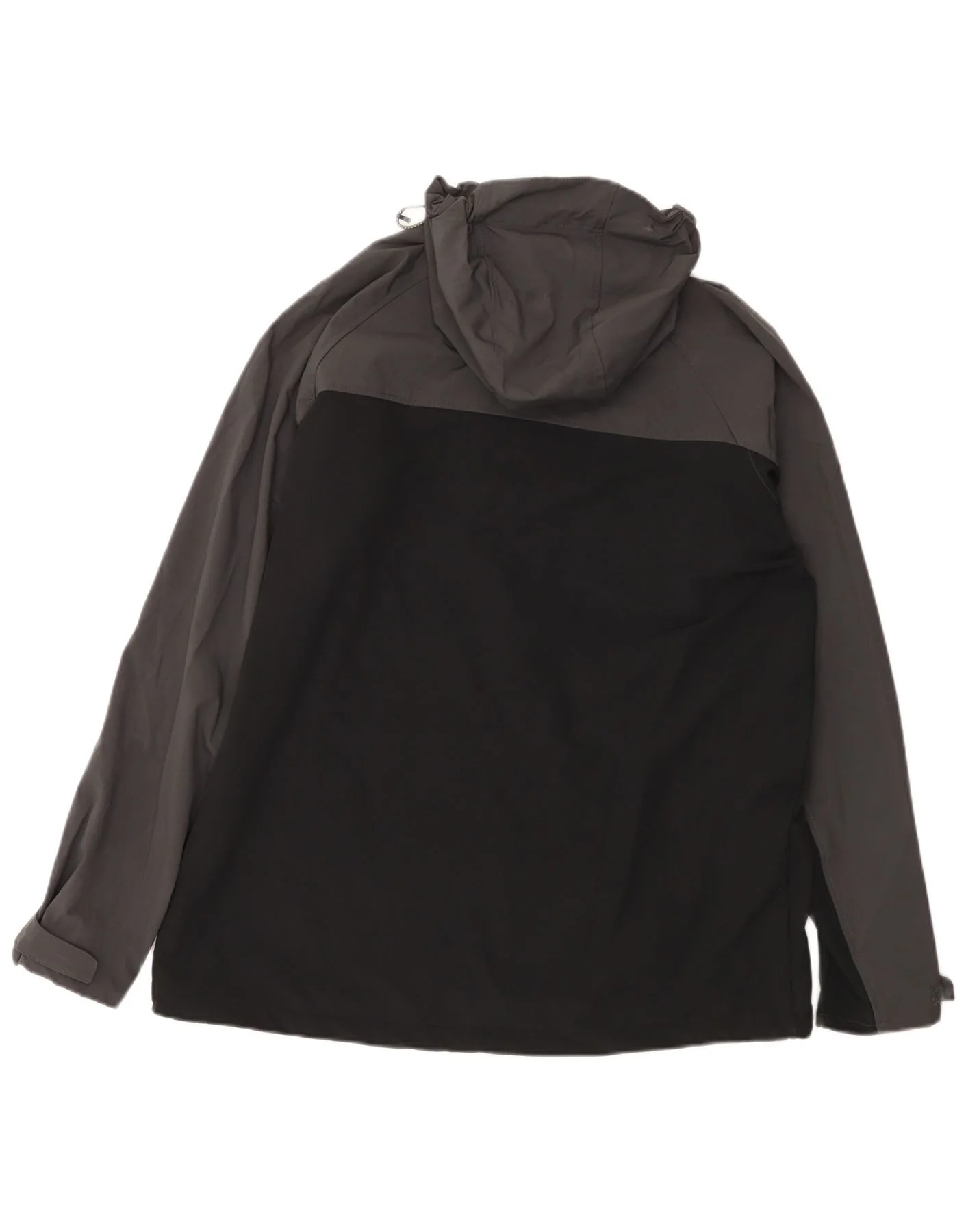 Mountain Warehouse Mens Hooded Rain Jacket UK 42 XL Black Colourblock - Image 2