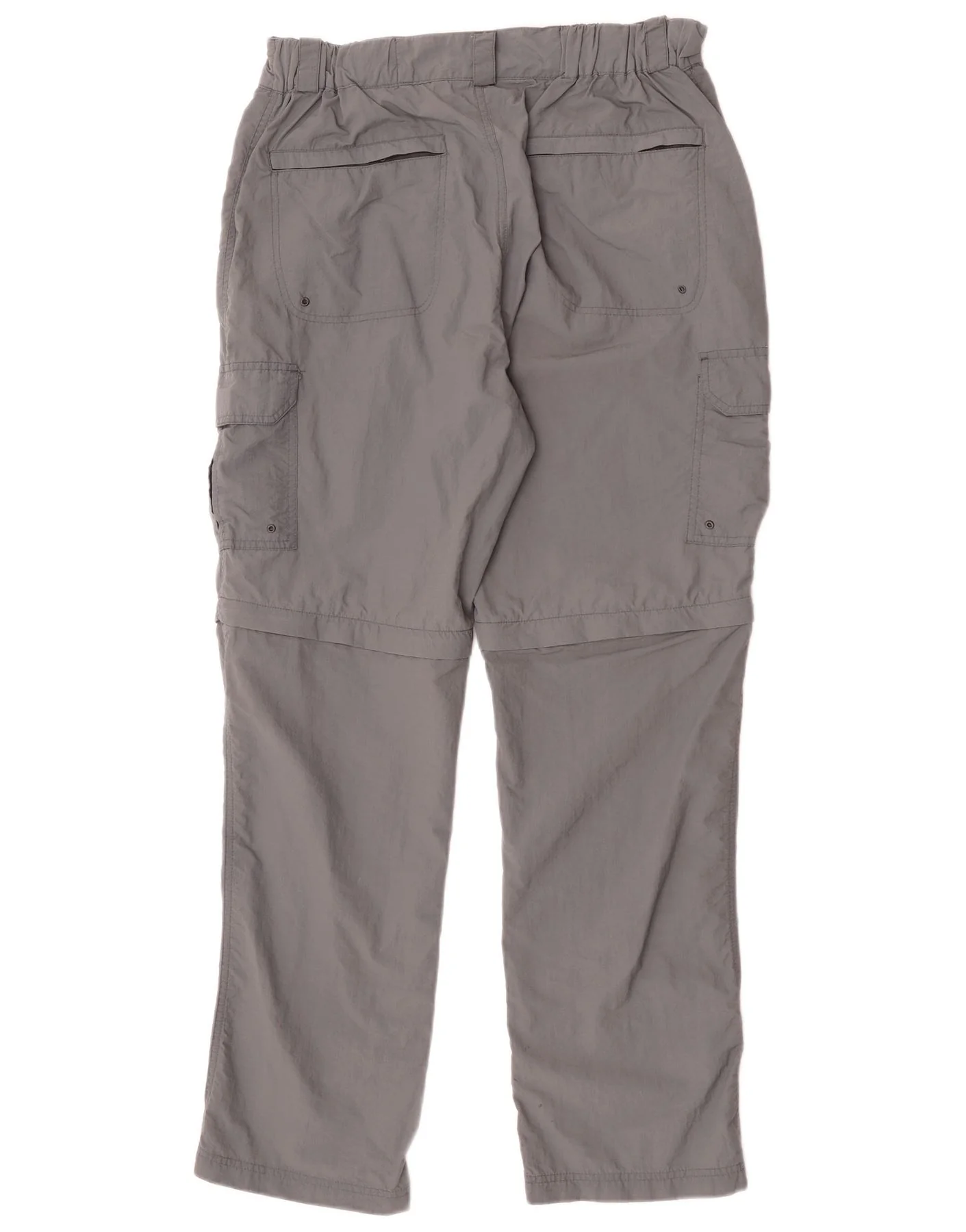 Mountain Warehouse Mens Straight Cargo Trousers W34 L31 Grey Nylon - Image 2