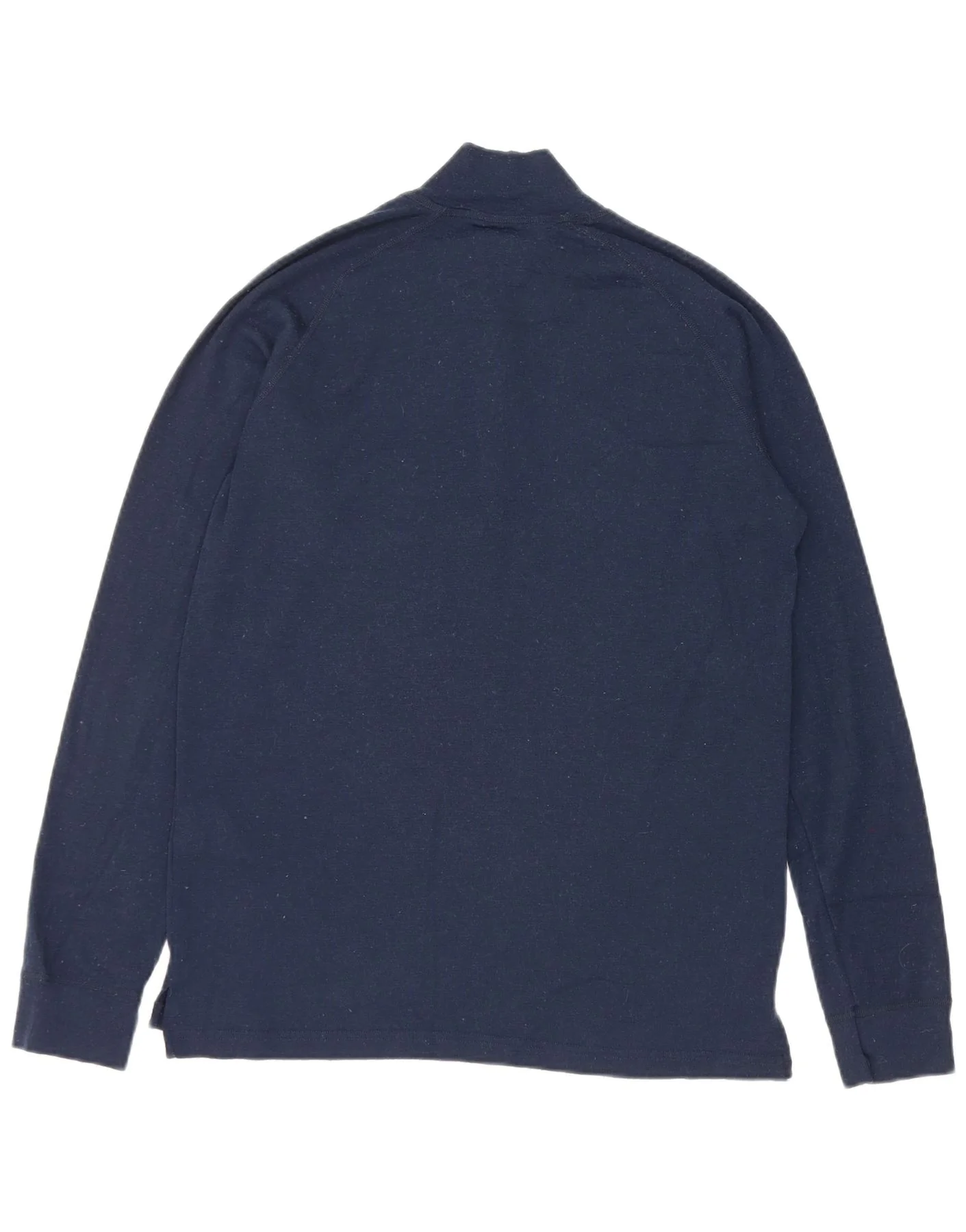 Mountain Warehouse Mens Zip Neck Jumper Sweater Large Navy Blue Sports - Image 2