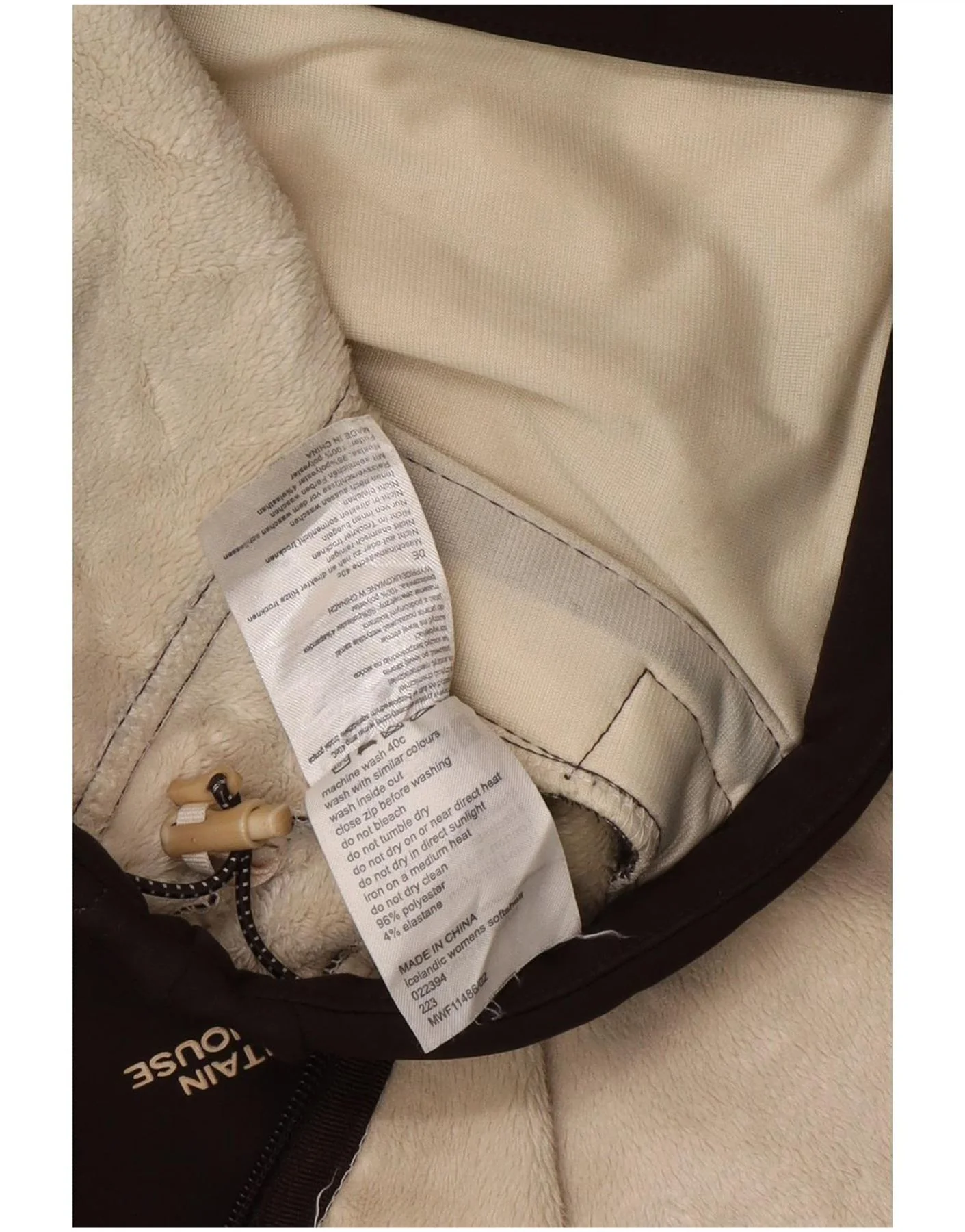 Mountain Warehouse Womens Hooded Windbreaker Jacket UK 14 Large Brown - Image 3