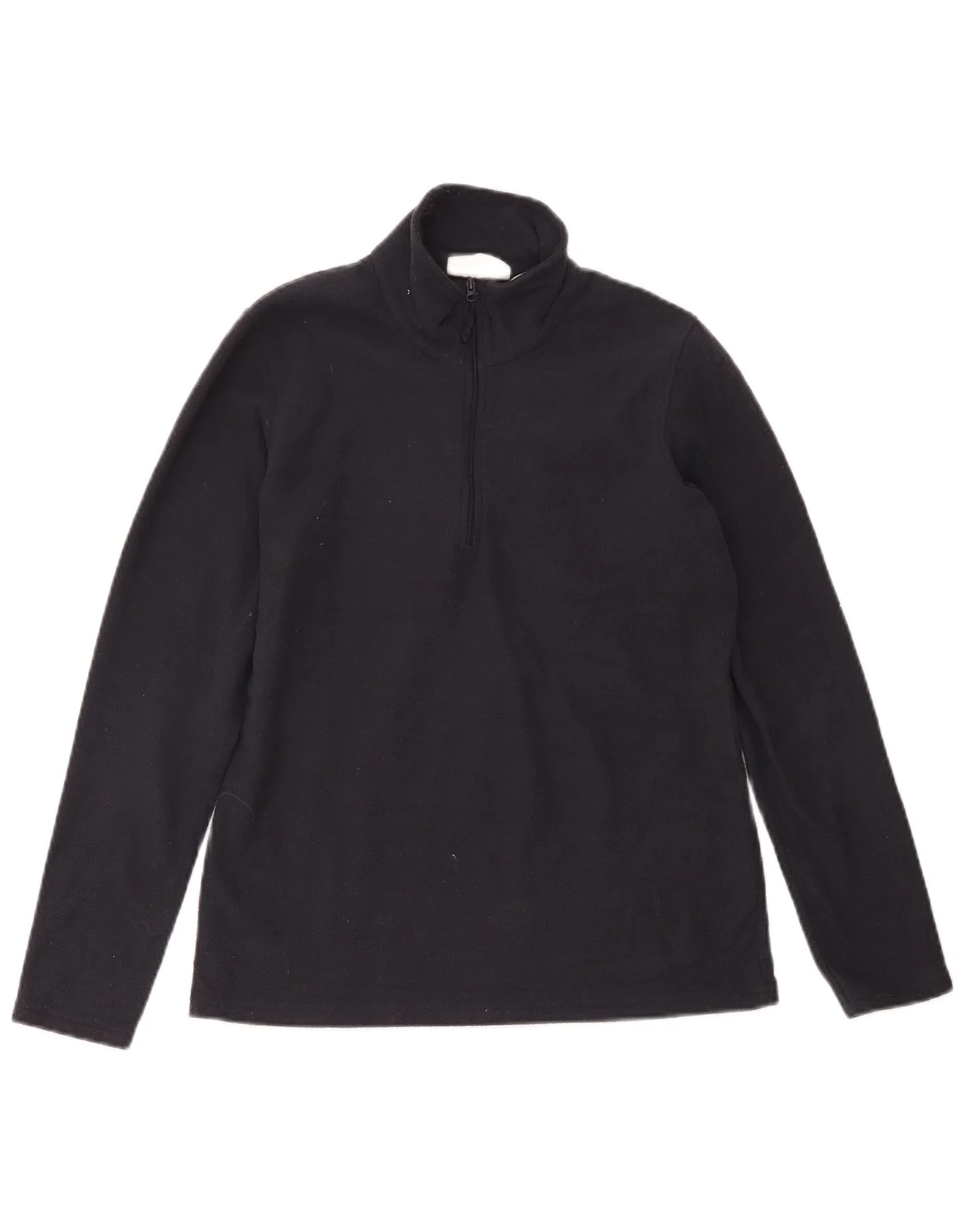 Mountain Warehouse Womens Zip Neck Fleece Jumper UK 12 Medium Navy Blue