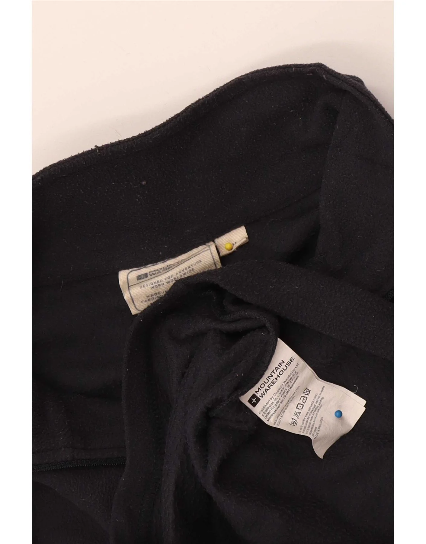 Mountain Warehouse Womens Zip Neck Fleece Jumper UK 14 Medium Navy Blue - Image 3