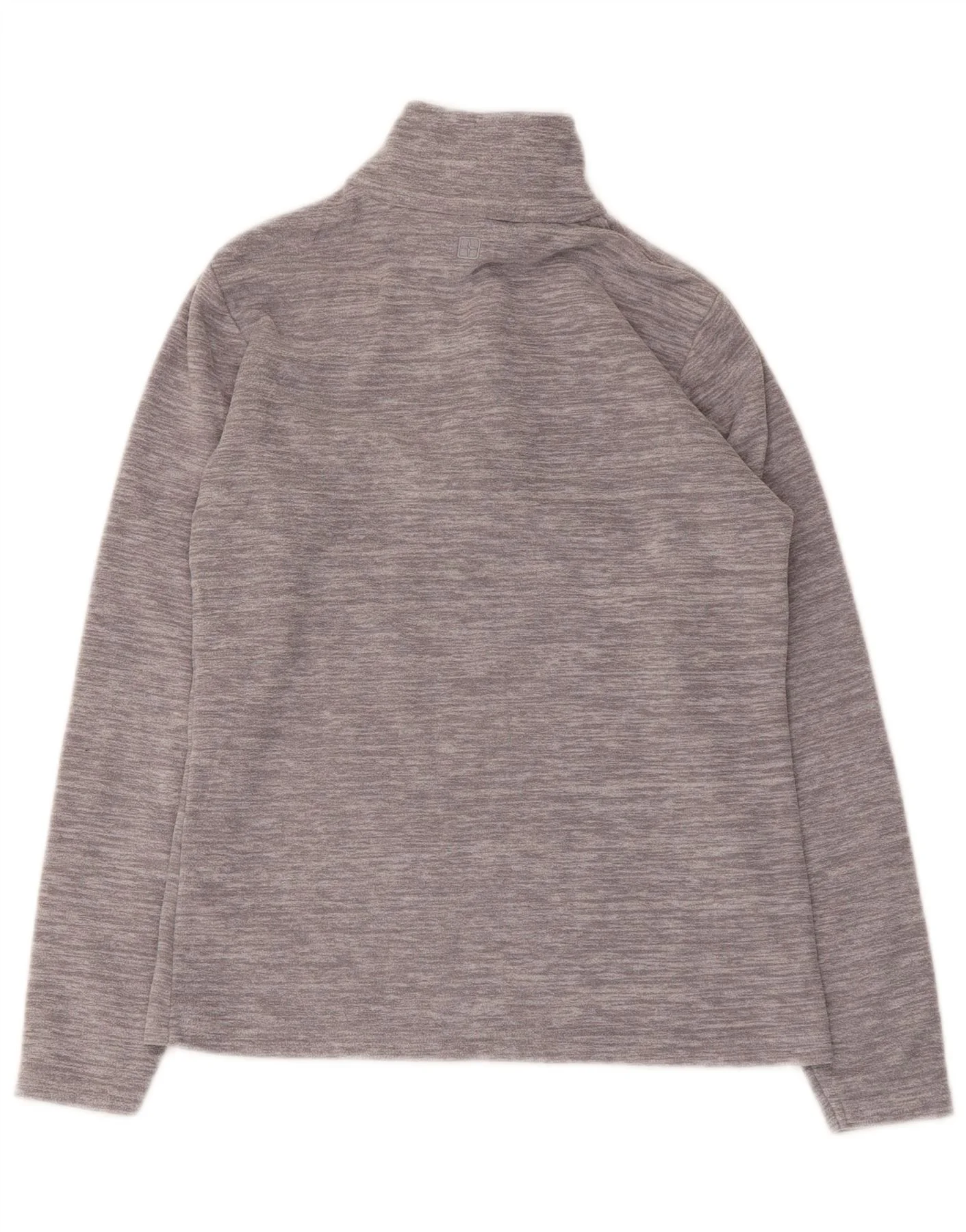 Mountain Warehouse Womens Zip Neck Fleece Jumper UK 8 Small Grey Flecked - Image 2