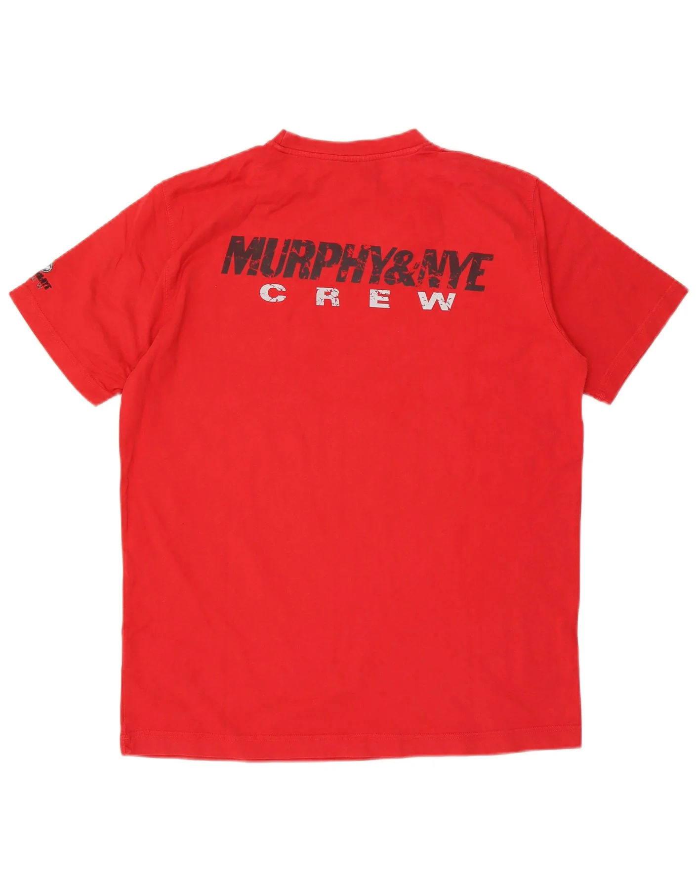 Murphy & Nye Mens Graphic T-Shirt Top 2XL Red Cotton - Image 2