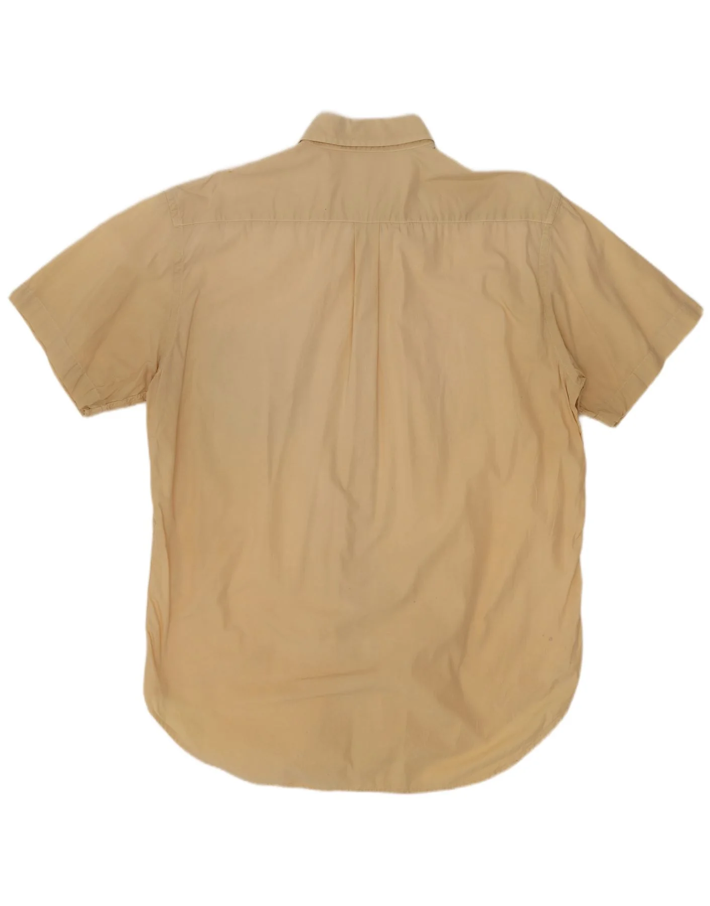 Murphy & Nye Mens Short Sleeve Shirt Medium Beige - Image 2