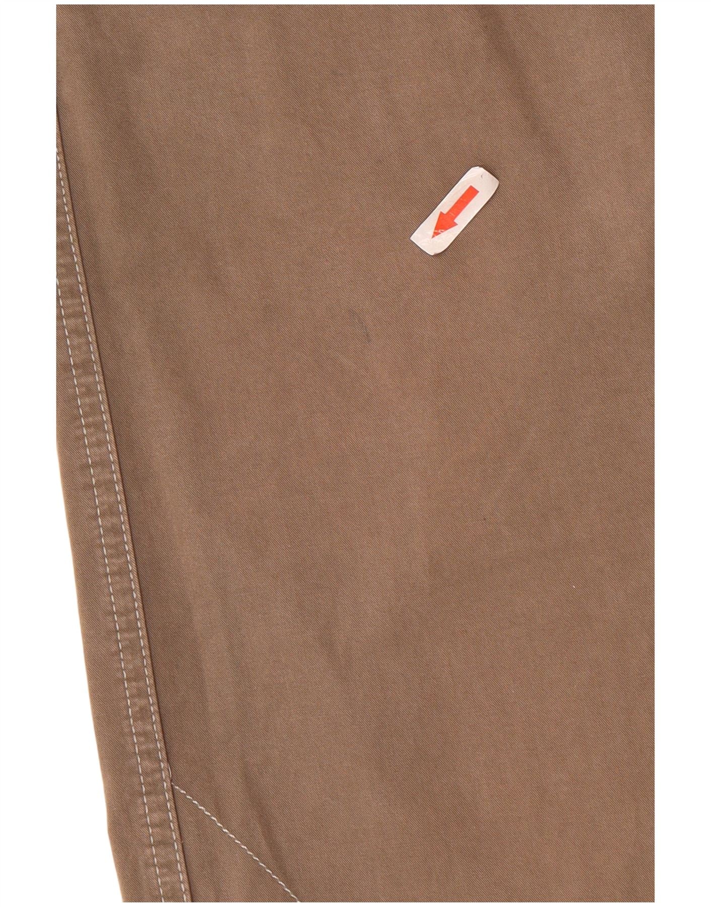Murphy & Nye Mens Straight Cargo Trousers W34 L36 Brown Colourblock Cotton - Image 3