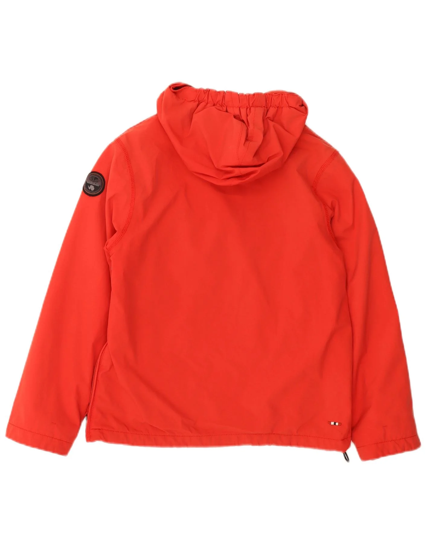 Napapijri Boys Graphic Hooded Anorak Jacket 11-12 Years Red Polyamide - Image 2