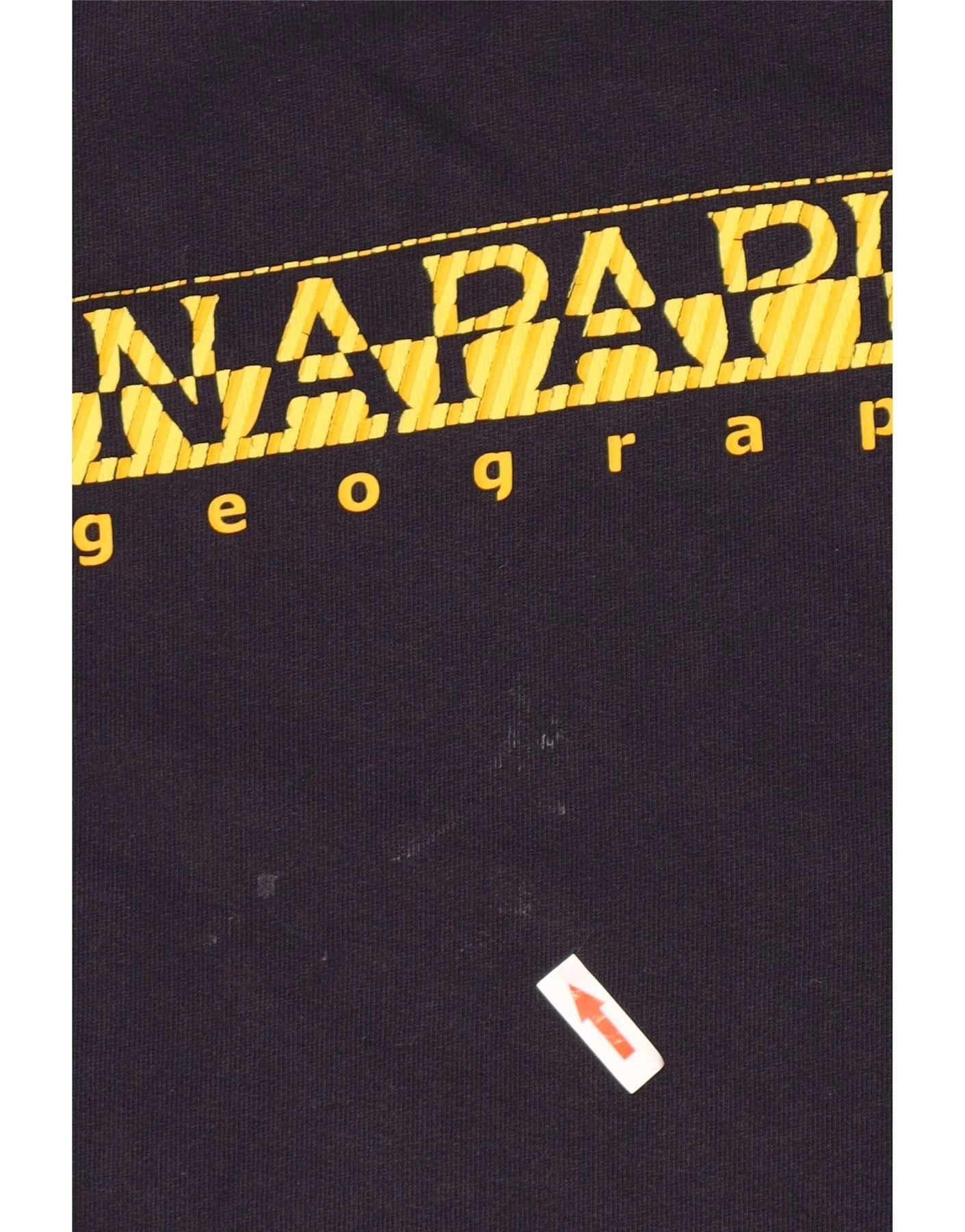 Napapijri Boys Graphic Sweatshirt Jumper 13-14 Years Navy Blue Cotton - Image 3
