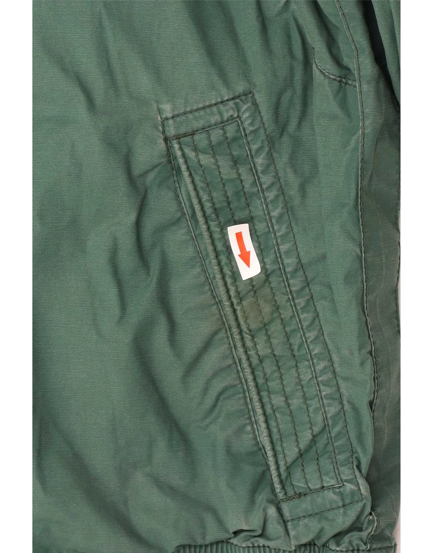 Napapijri Mens Geographic Bomber Jacket UK 36 Small Green - Image 3