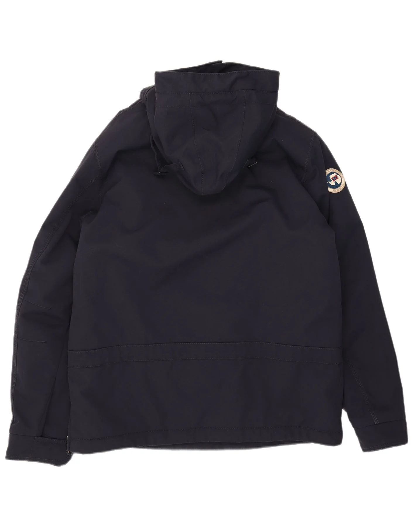 Napapijri Mens Geographic Graphic Anorak Jacket UK 40 Large Navy Blue - Image 2