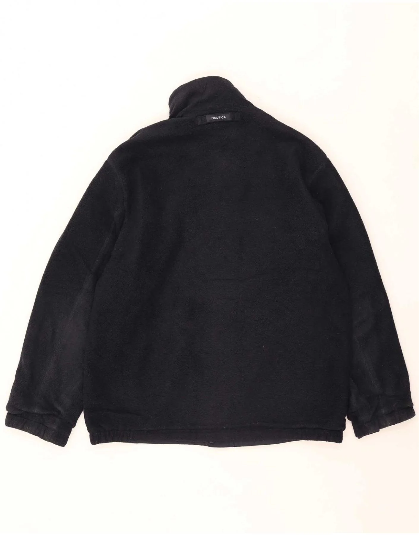 Nautica Mens Hooded Reversible Jacket UK 40 Large Navy Blue Nylon - Image 4