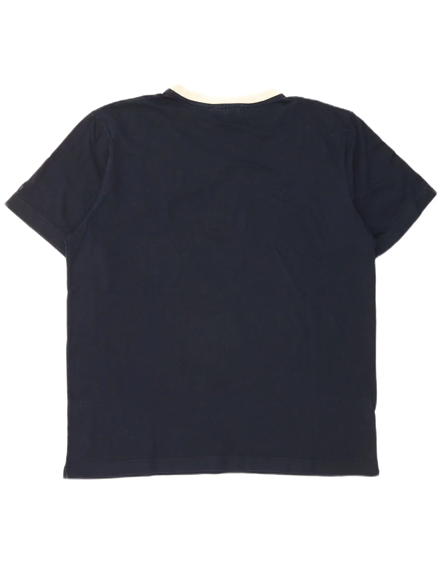 Navigare Mens Graphic T-Shirt Top Large Navy Blue Cotton - Image 2