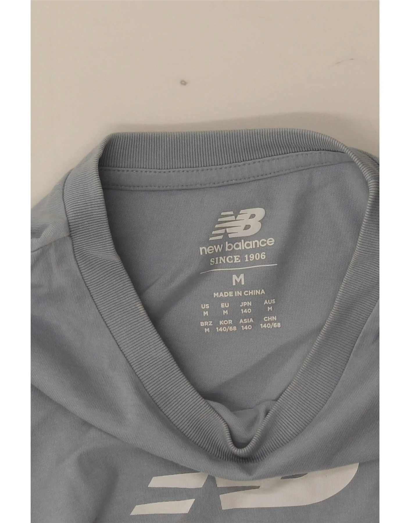 New Balance Boys Graphic T-Shirt Top 9-10 Years Medium Blue - Image 4