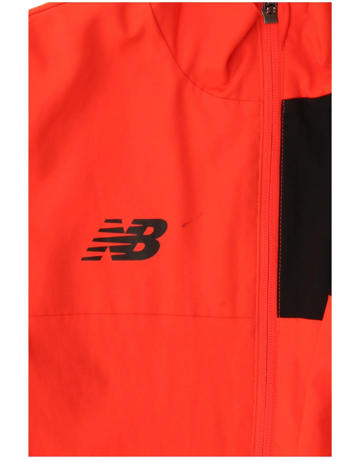 New Balance Boys Liverpool Tracksuit Top Jacket 11-12 Years Medium Orange - Image 3