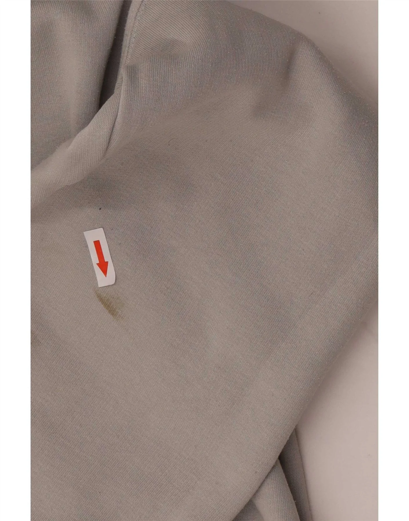 New Balance Mens Hoodie Jumper Small Grey Cotton - Image 3