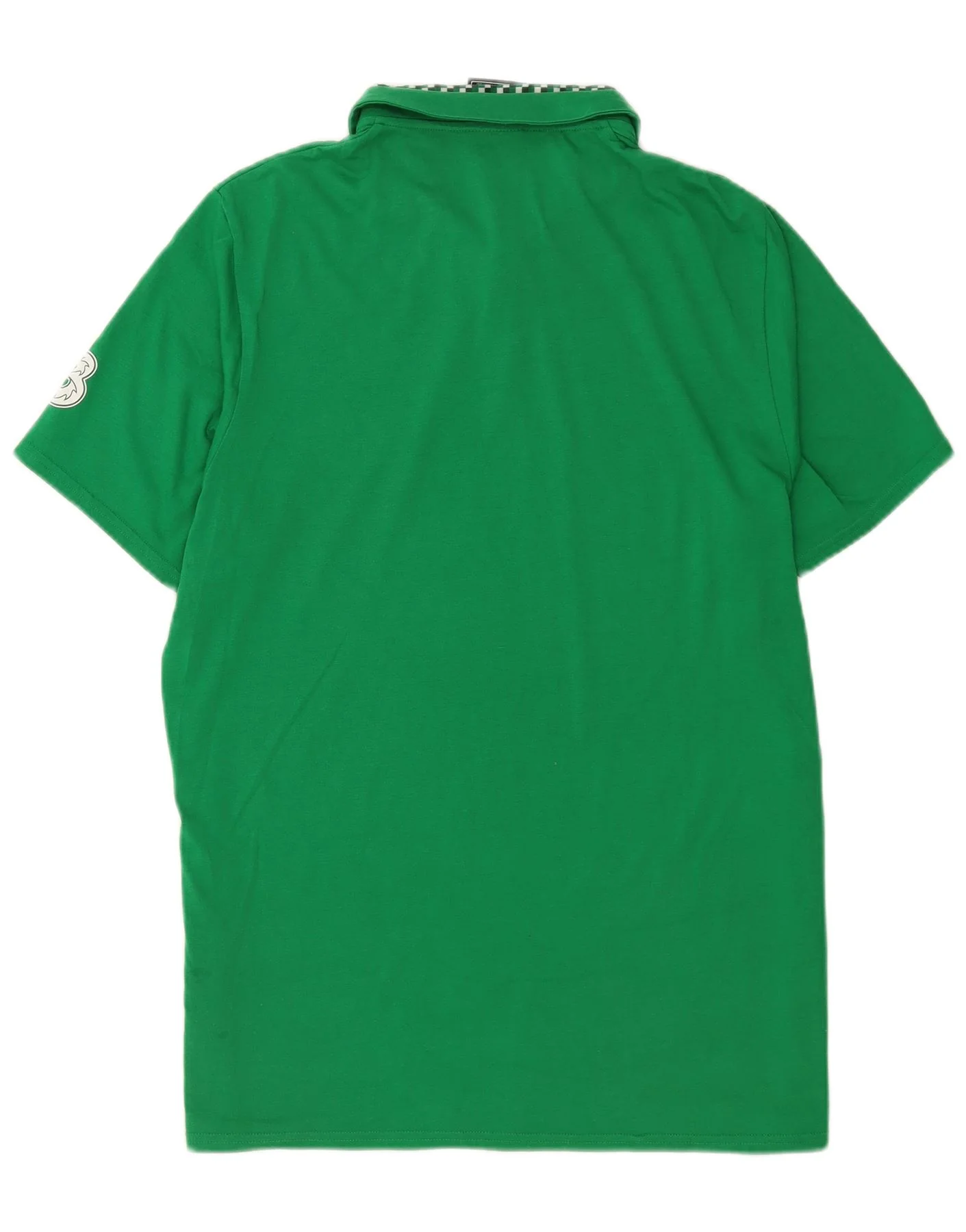 New Balance Mens Ireland Graphic Polo Shirt XL Green Cotton - Image 2