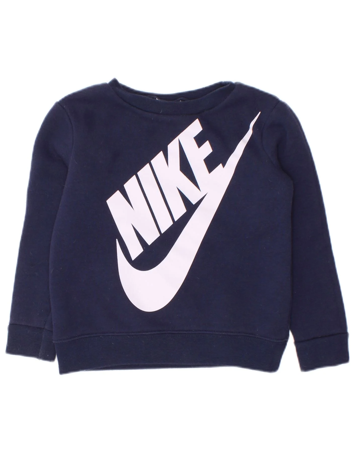 Nike Baby Boys Graphic Sweatshirt Jumper 18-24 Months Navy Blue Cotton