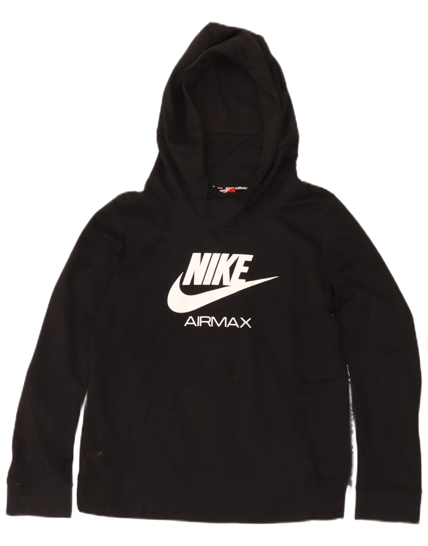 Nike Boys Air Max Graphic Hoodie Jumper 12-13 Years Large Black