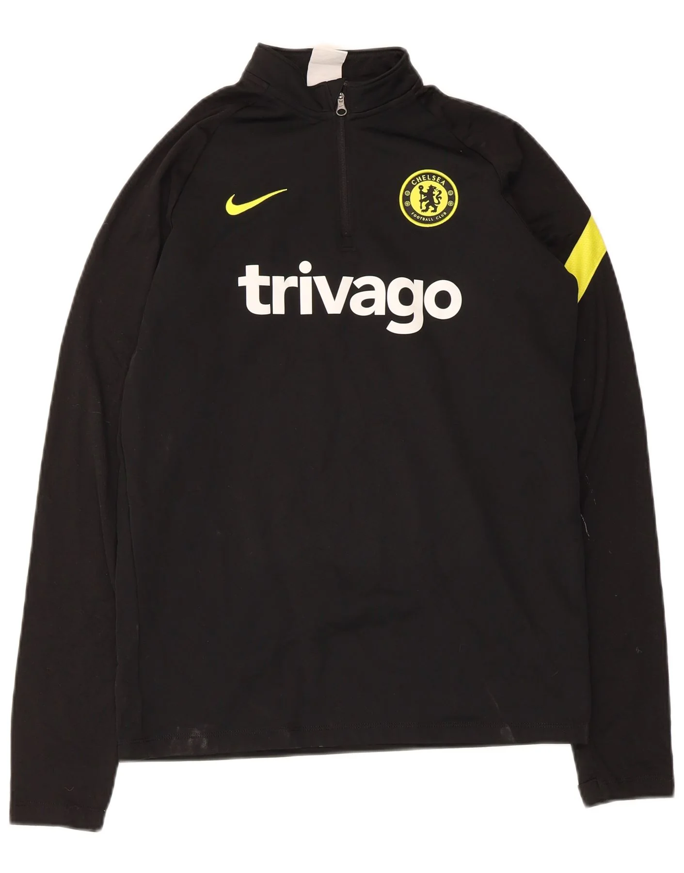 Nike Boys Chelsea FC Graphic Pullover Tracksuit Top 13-14 Years XL Black