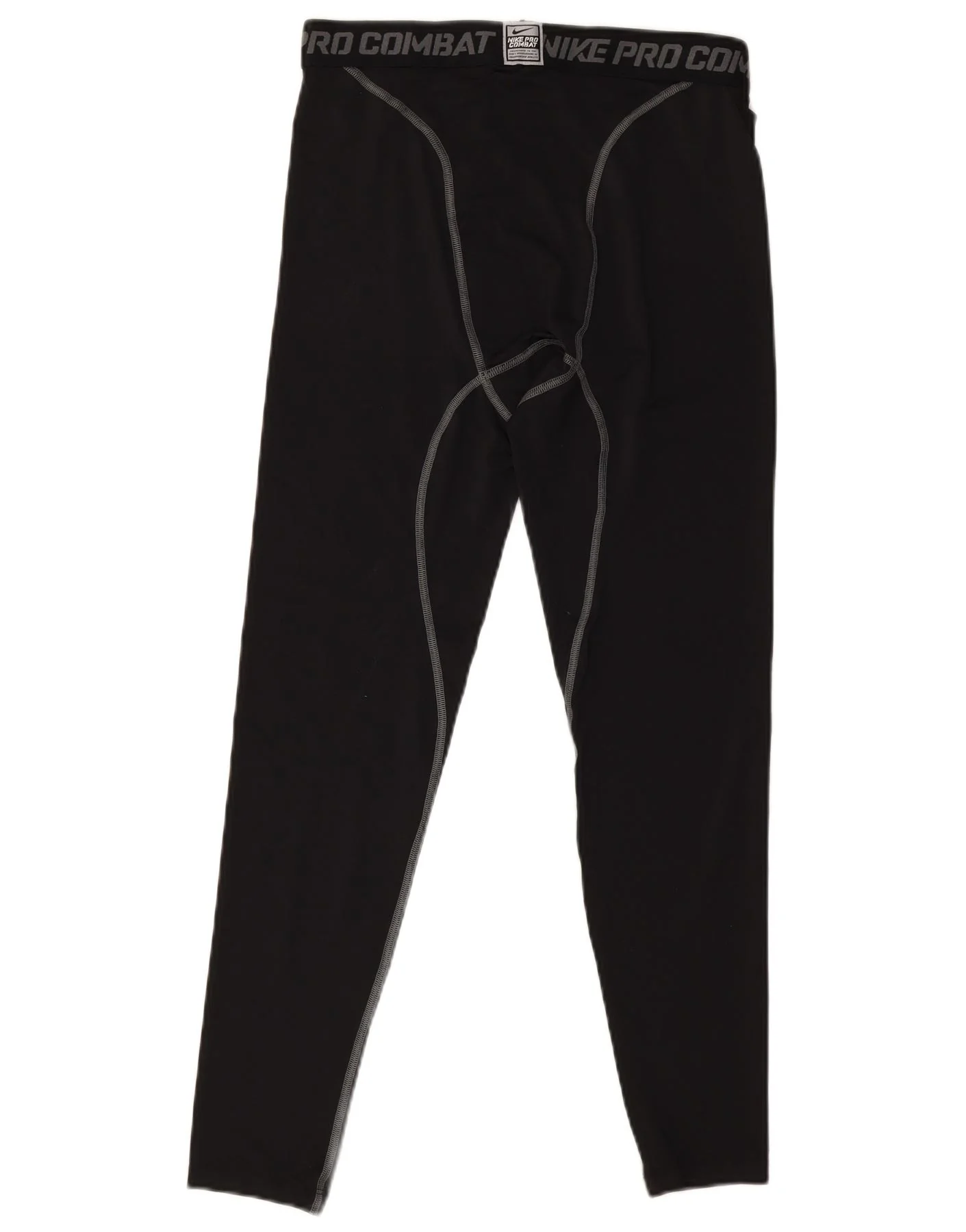 Nike Boys Dri Fit Graphic Leggings 13-14 Years XL Black Polyester - Image 2