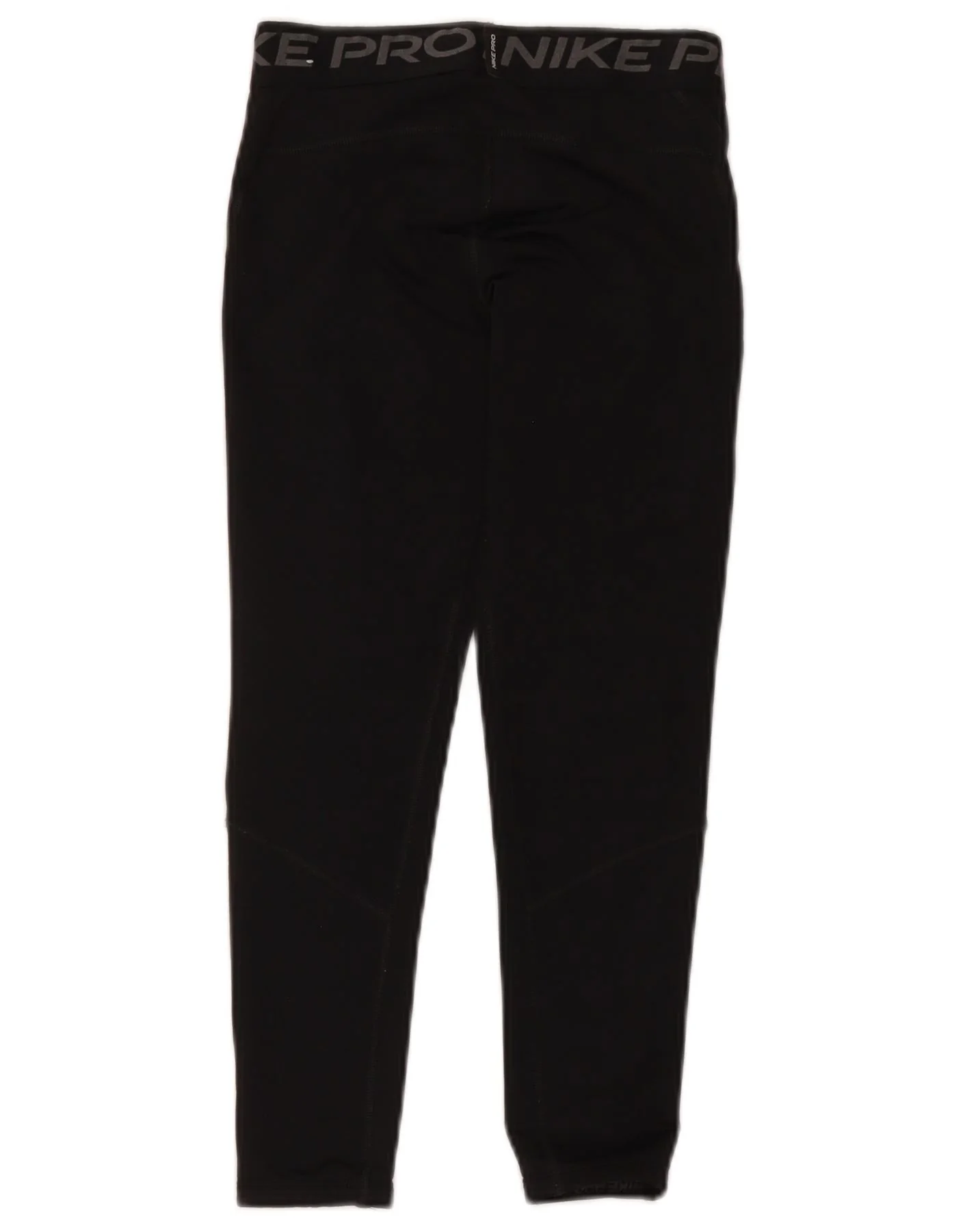 Nike Boys Dri Fit Graphic Leggings 8-9 Years Small Black Polyester - Image 2