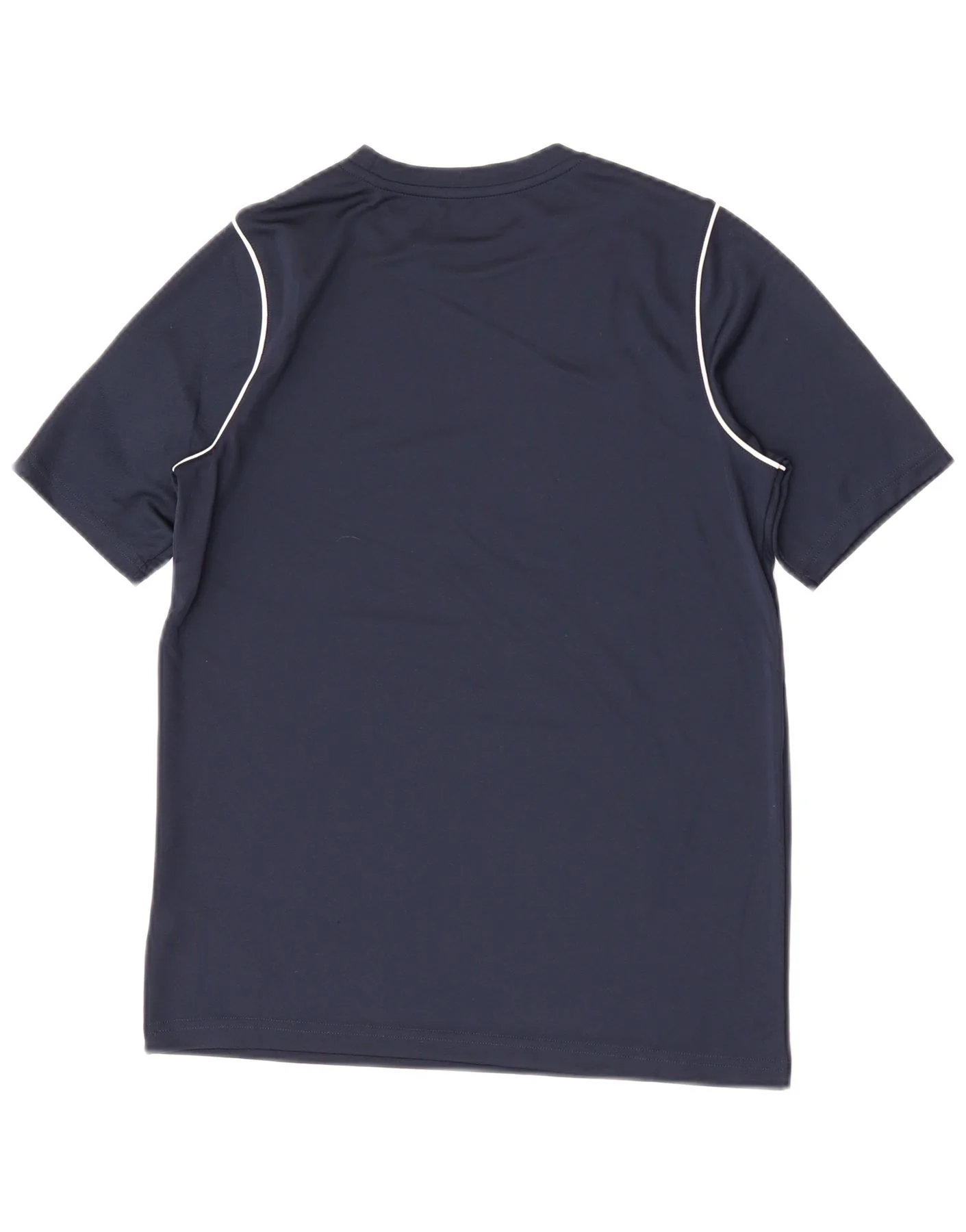 Nike Boys Dri Fit Graphic T-Shirt Top 13-14 Years XL Navy Blue Polyester - Image 2