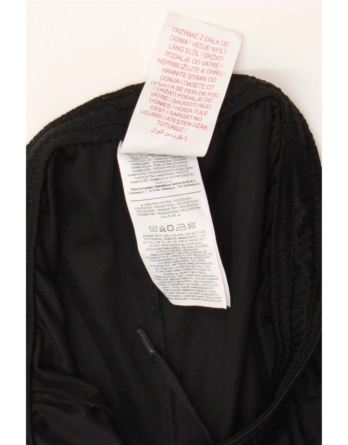 Nike Boys Dri Fit Sport Shorts 13-14 Years XL Black Polyester - Image 3