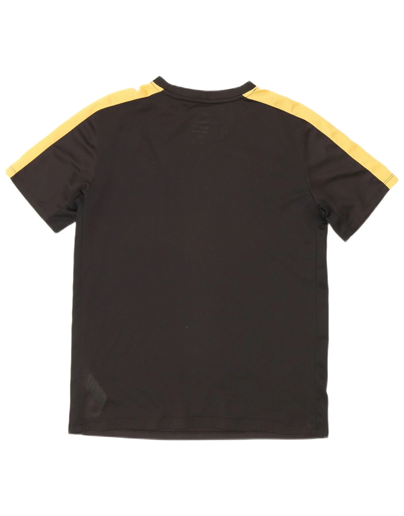 Nike Boys Dri Fit T-Shirt Top 13-14 Years XL Black Colourblock Polyester - Image 2
