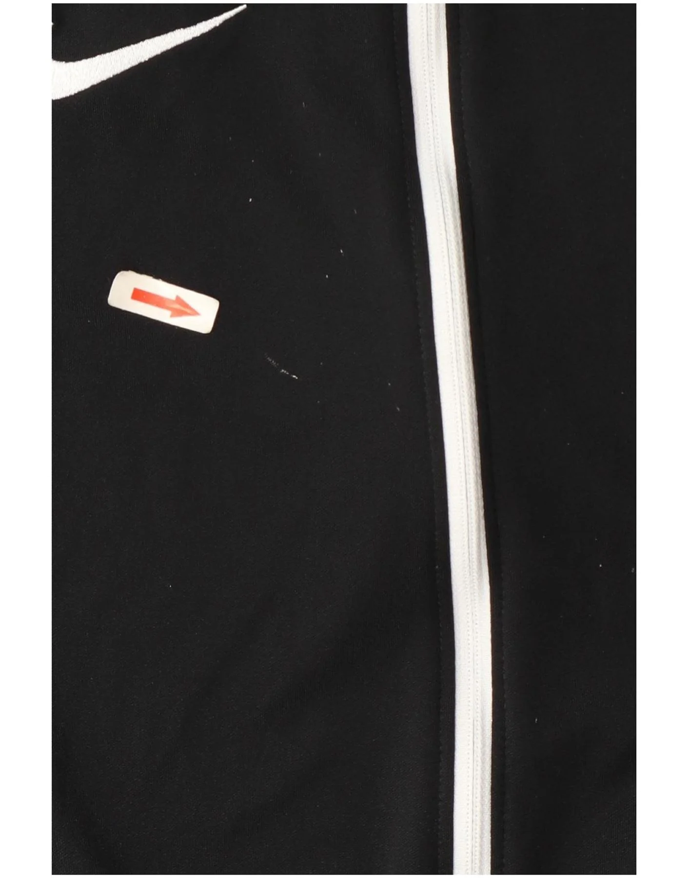 Nike Boys Dri Fit Tracksuit Top Jacket 12-13 Years Large Black Colourblock - Image 3
