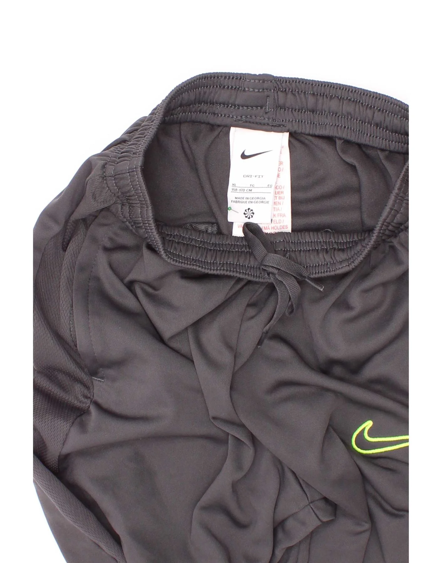 Nike Boys Dri Fit Tracksuit Trousers 13-14 Years W27 L27 Grey Polyester - Image 4