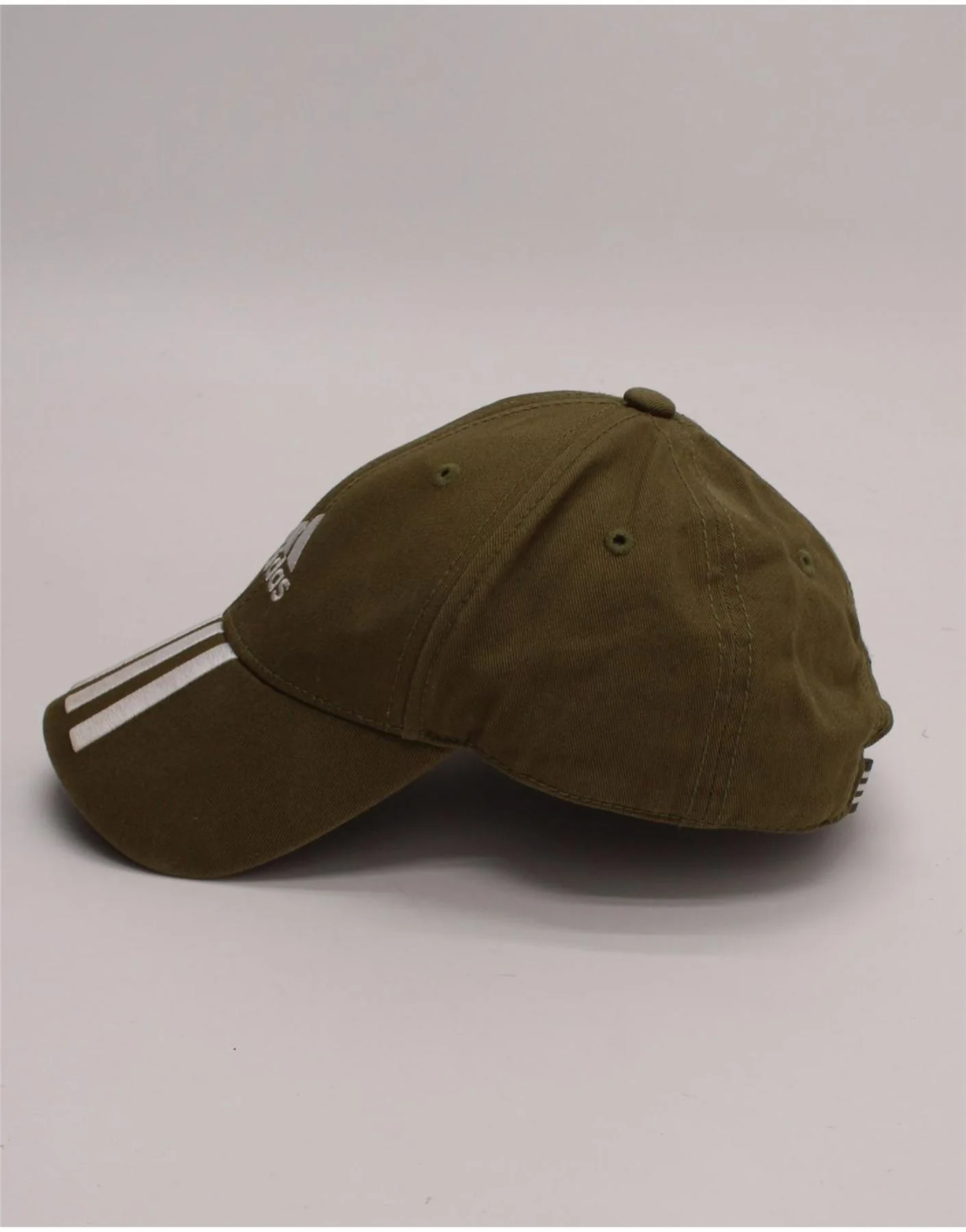 NIKE Boys Graphic Baseball Cap One Size Khaki Polyester Sports - Image 2