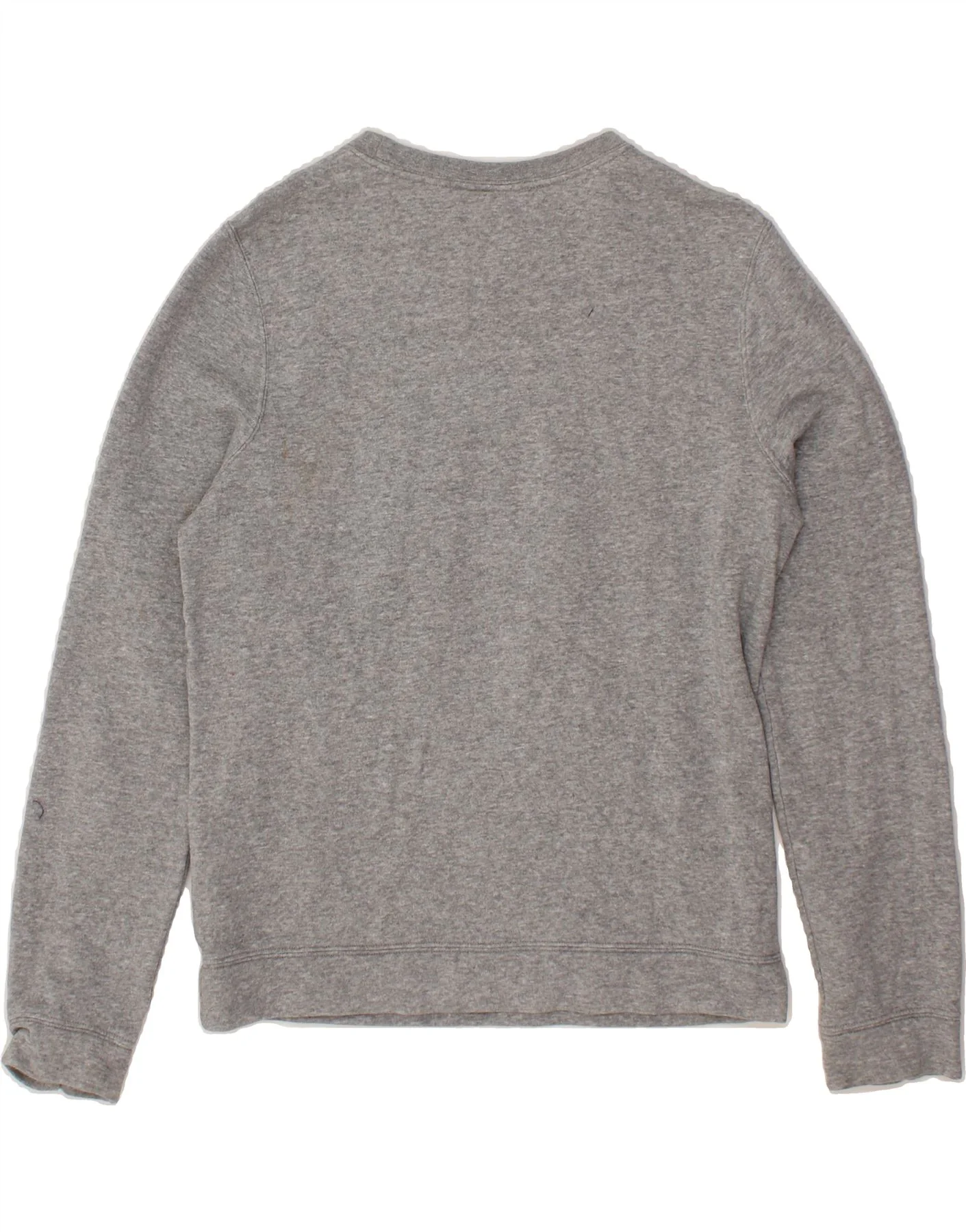 NIKE Boys Graphic Sweatshirt Jumper 13-14 Years XL Grey Cotton - Image 2